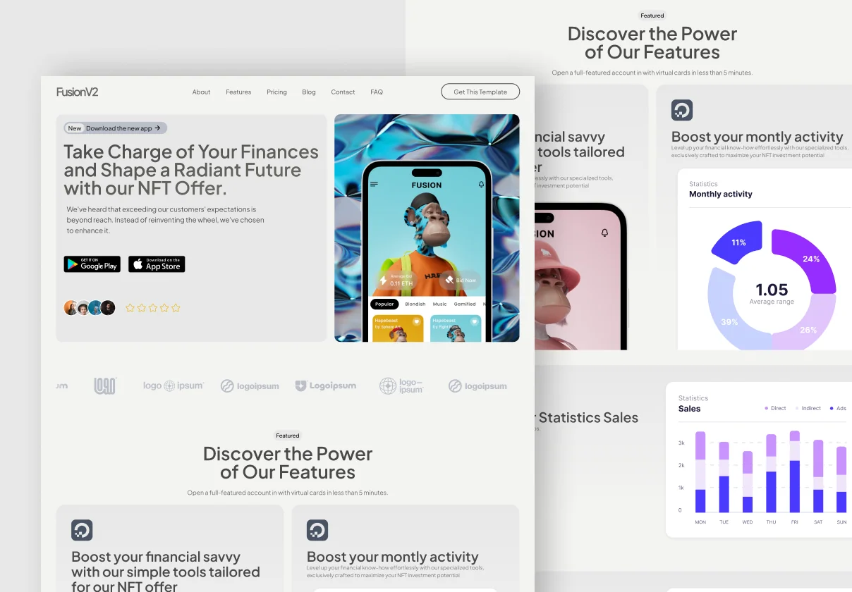 Fusion V2 - SaaS NFT Template