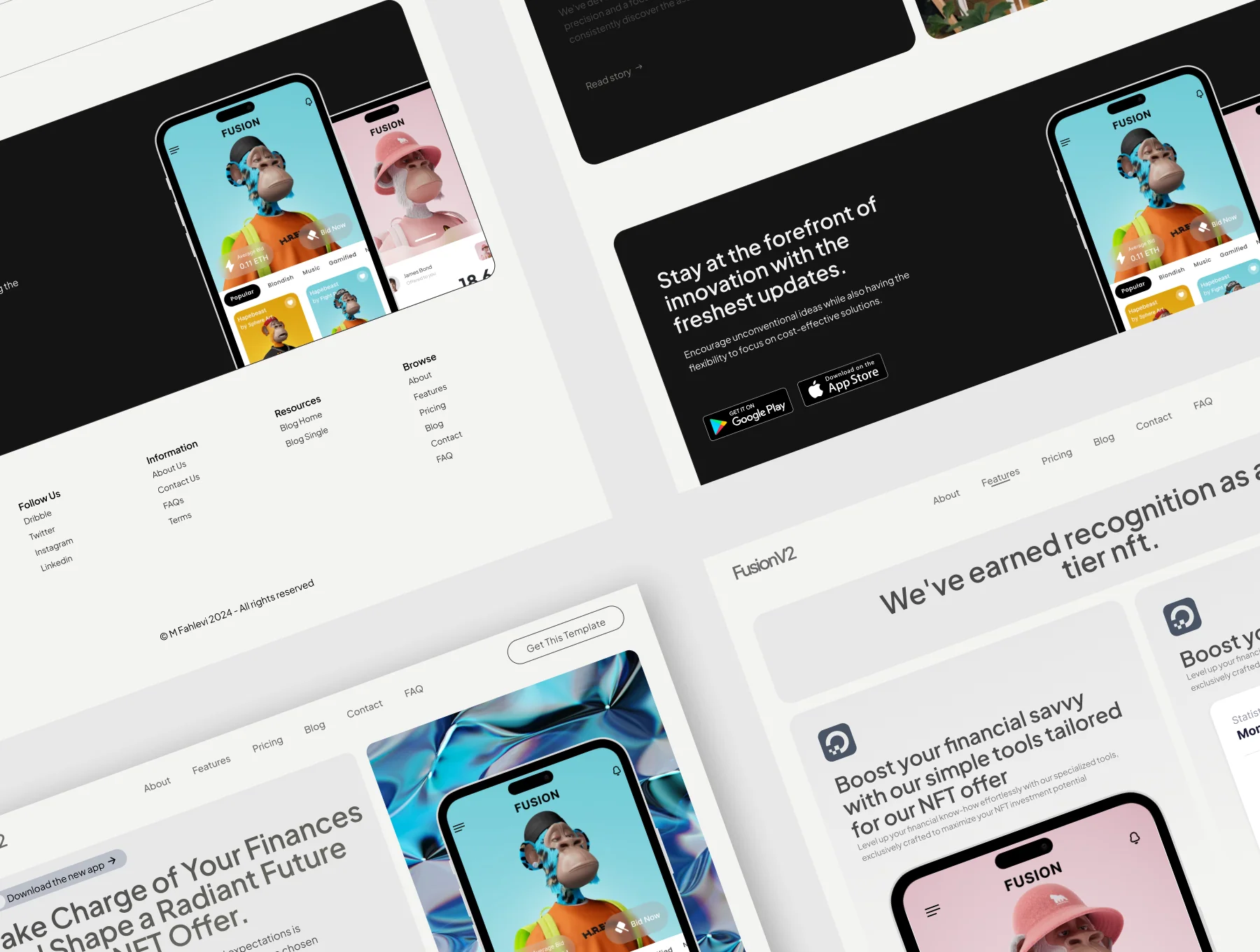 Fusion V2 - SaaS NFT Template 2