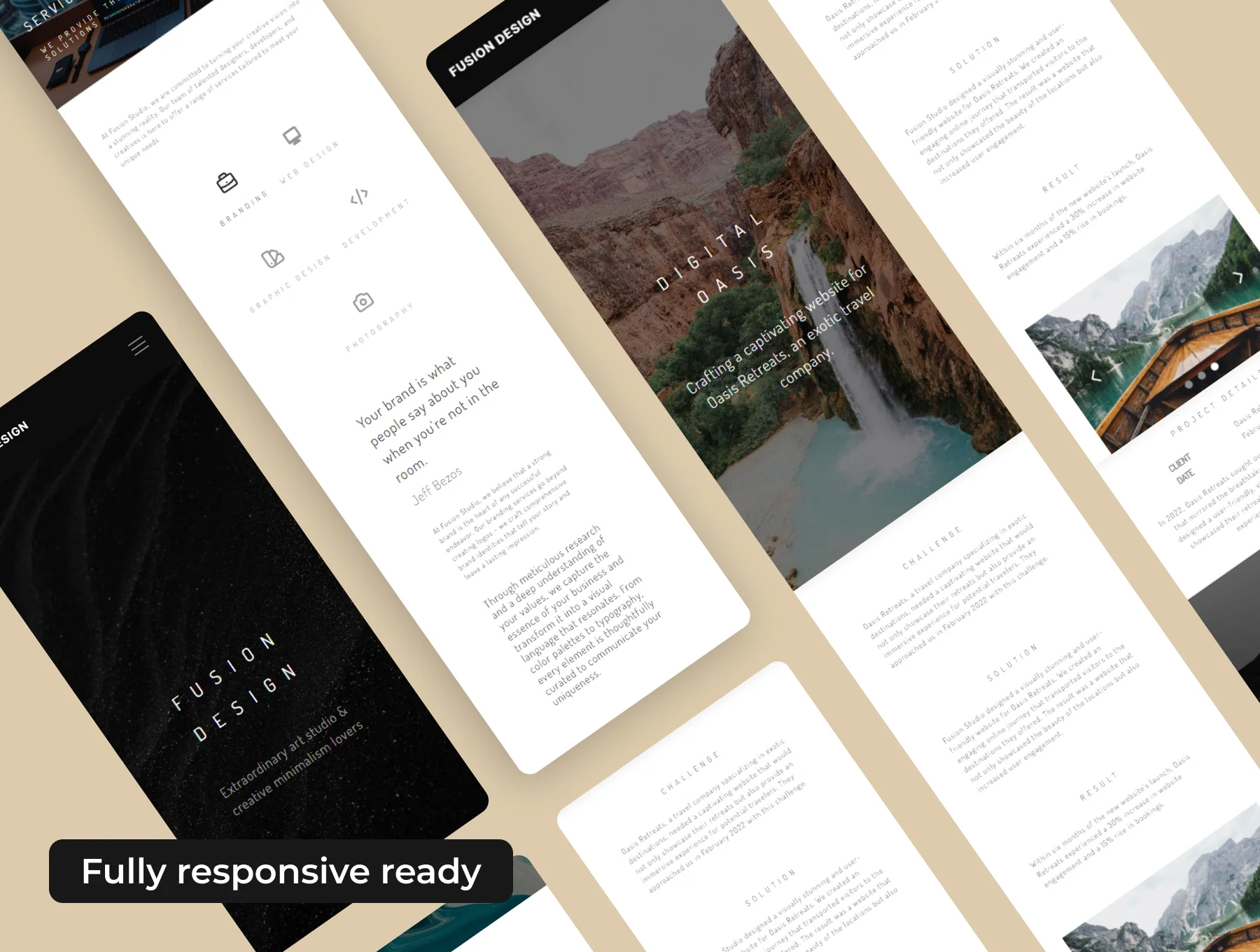 Fusionaire - Premium Design Agency Framer Template 3