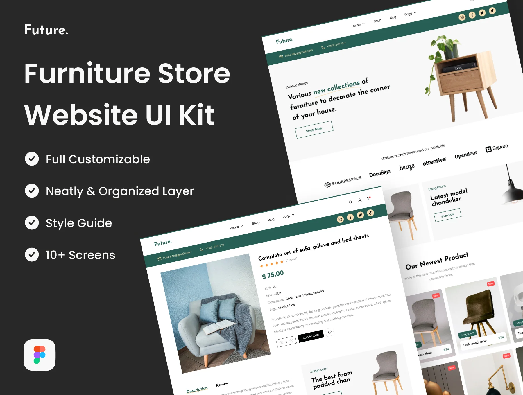 Future - Furniture Store Website UI Kit