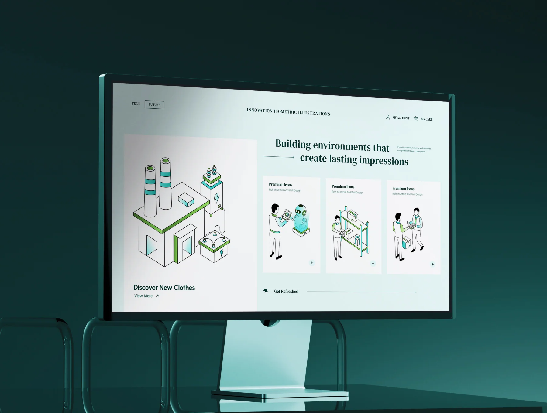 Future Tech and Innovation Isometric Illustrations 3