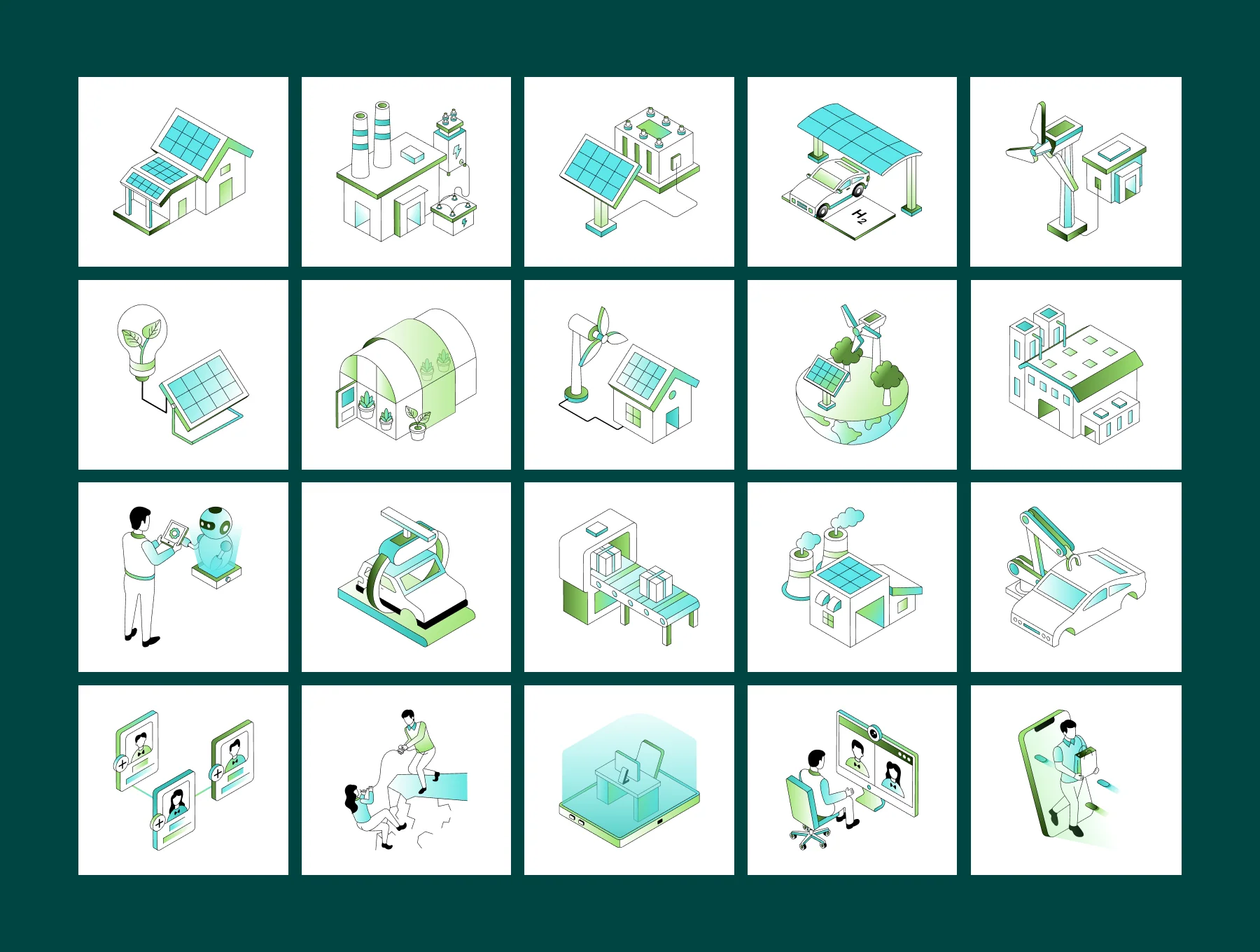 Future Tech and Innovation Isometric Illustrations 5