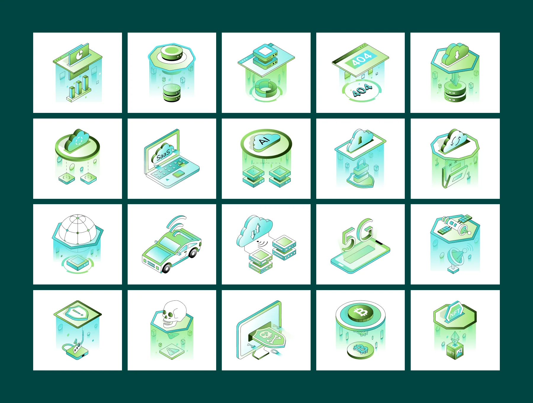 Future Tech and Innovation Isometric Illustrations 6