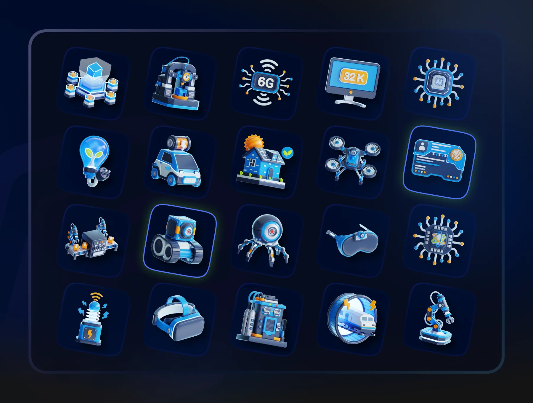 Future Things 3D Icon Set 2