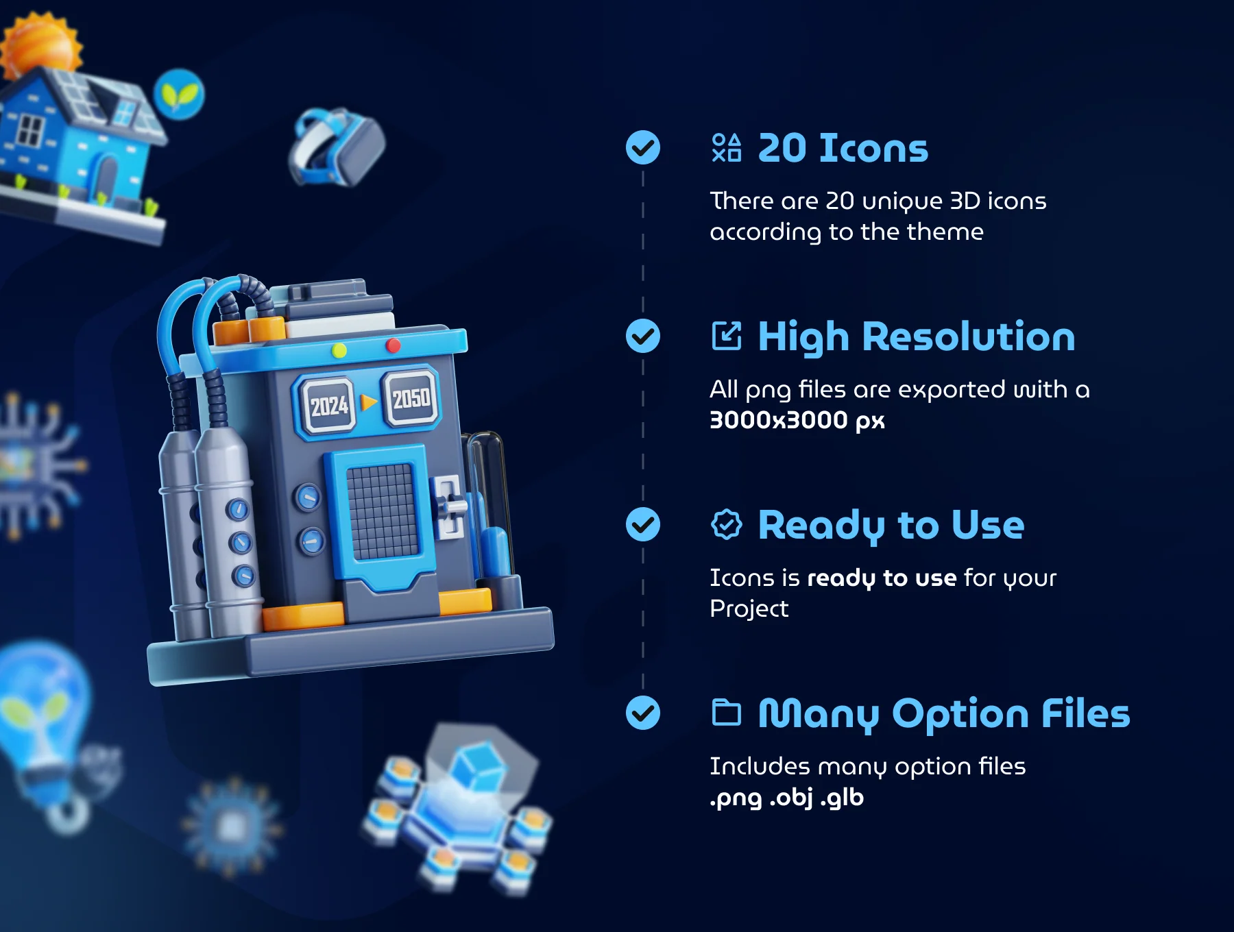 Future Things 3D Icon Set 3