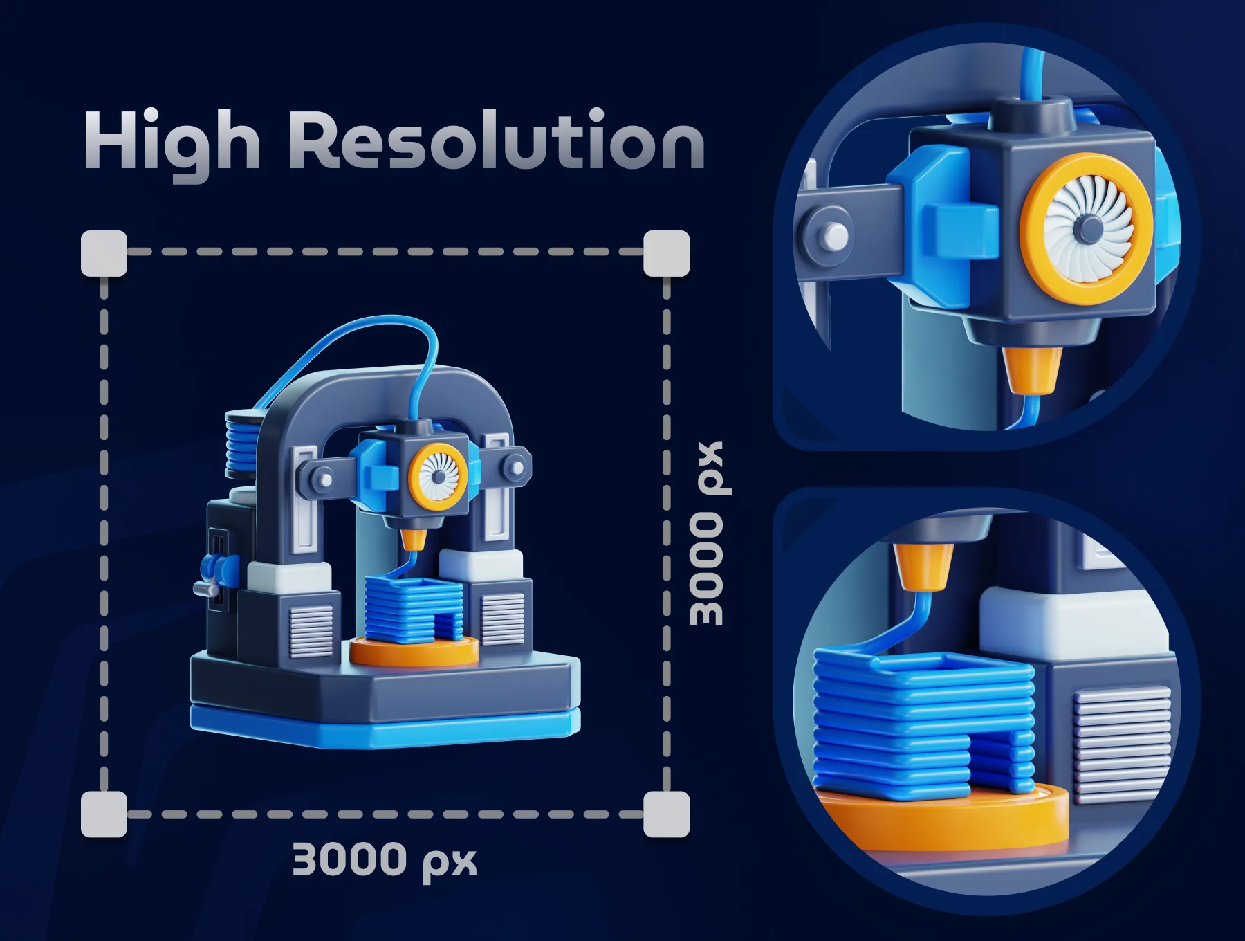 Future Things 3D Icon Set 4