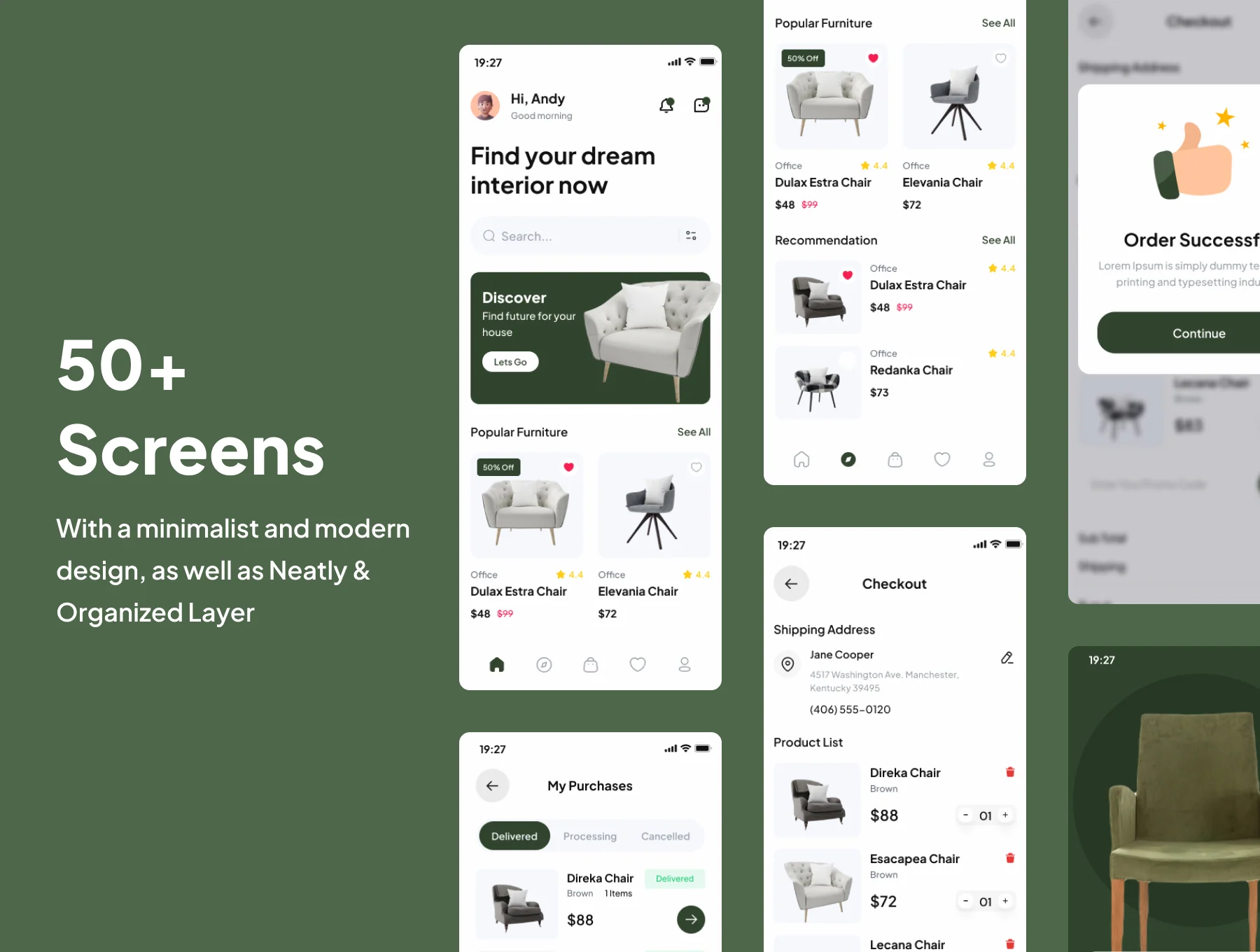Futuristic - Furniture Apps UI Kits 2
