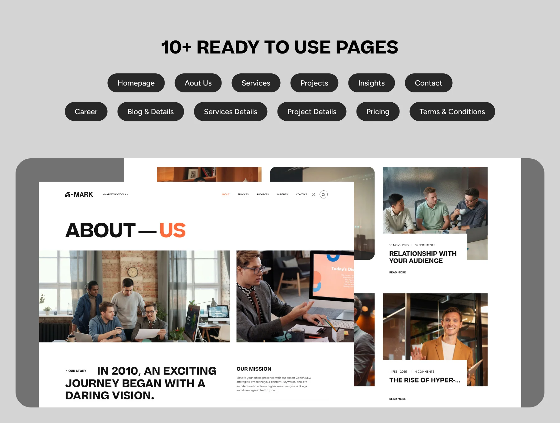 G-Mark - Marketing Agency Template 3