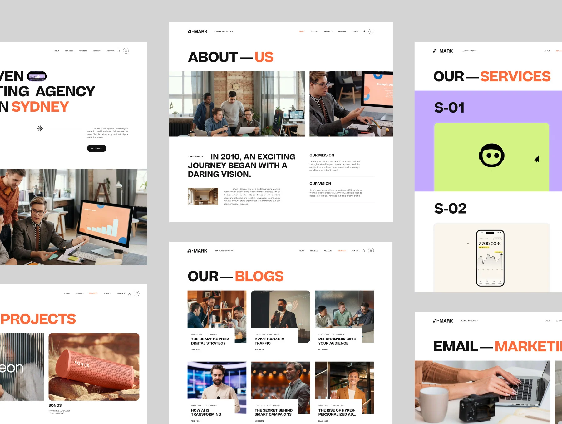 G-Mark - Marketing Agency Template 4