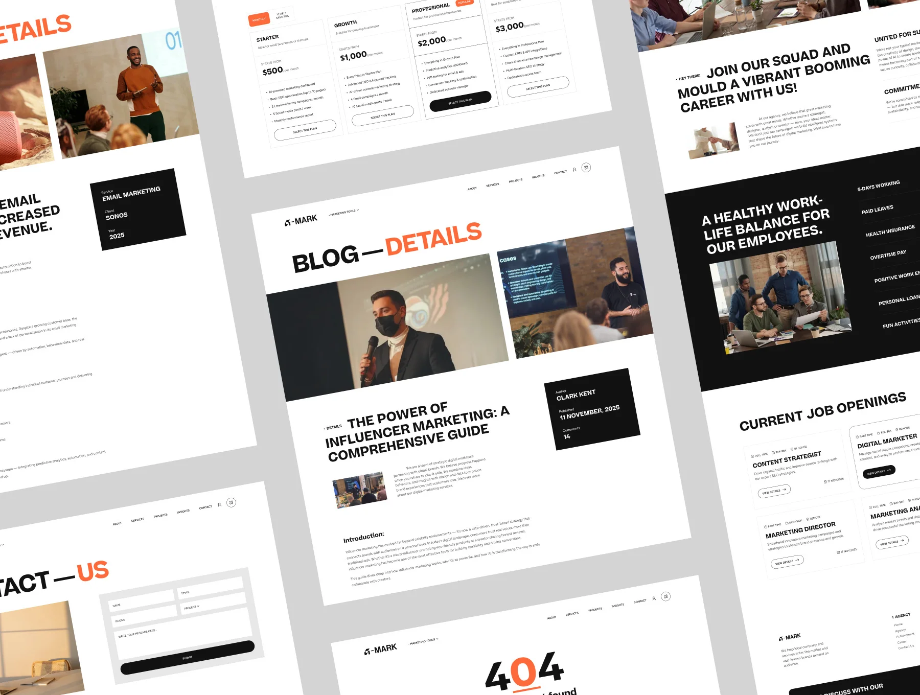 G-Mark - Marketing Agency Template 5