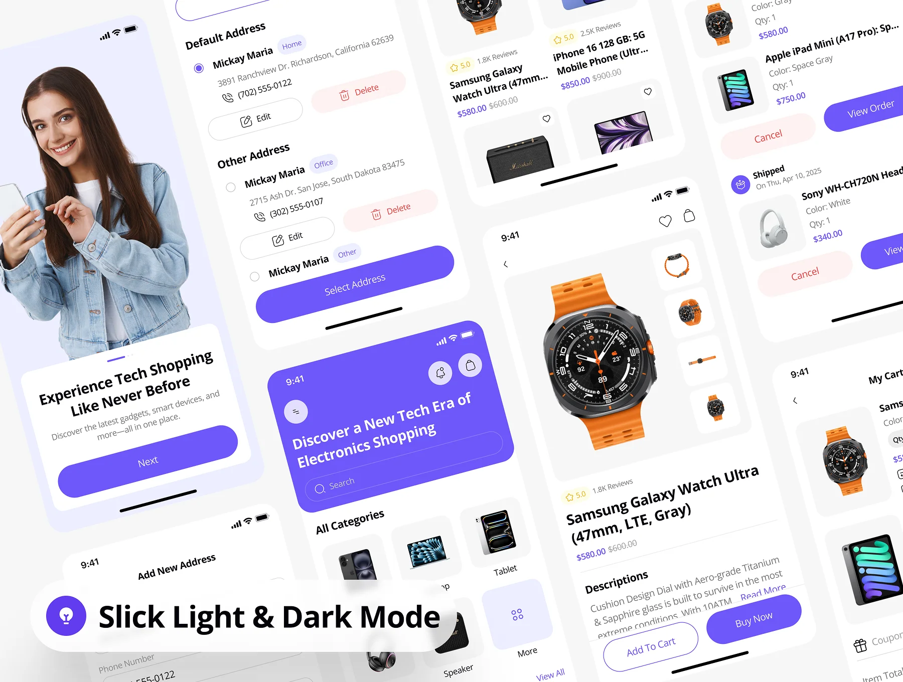 Gadget - Electronic Ecommerce App UI Kit 3