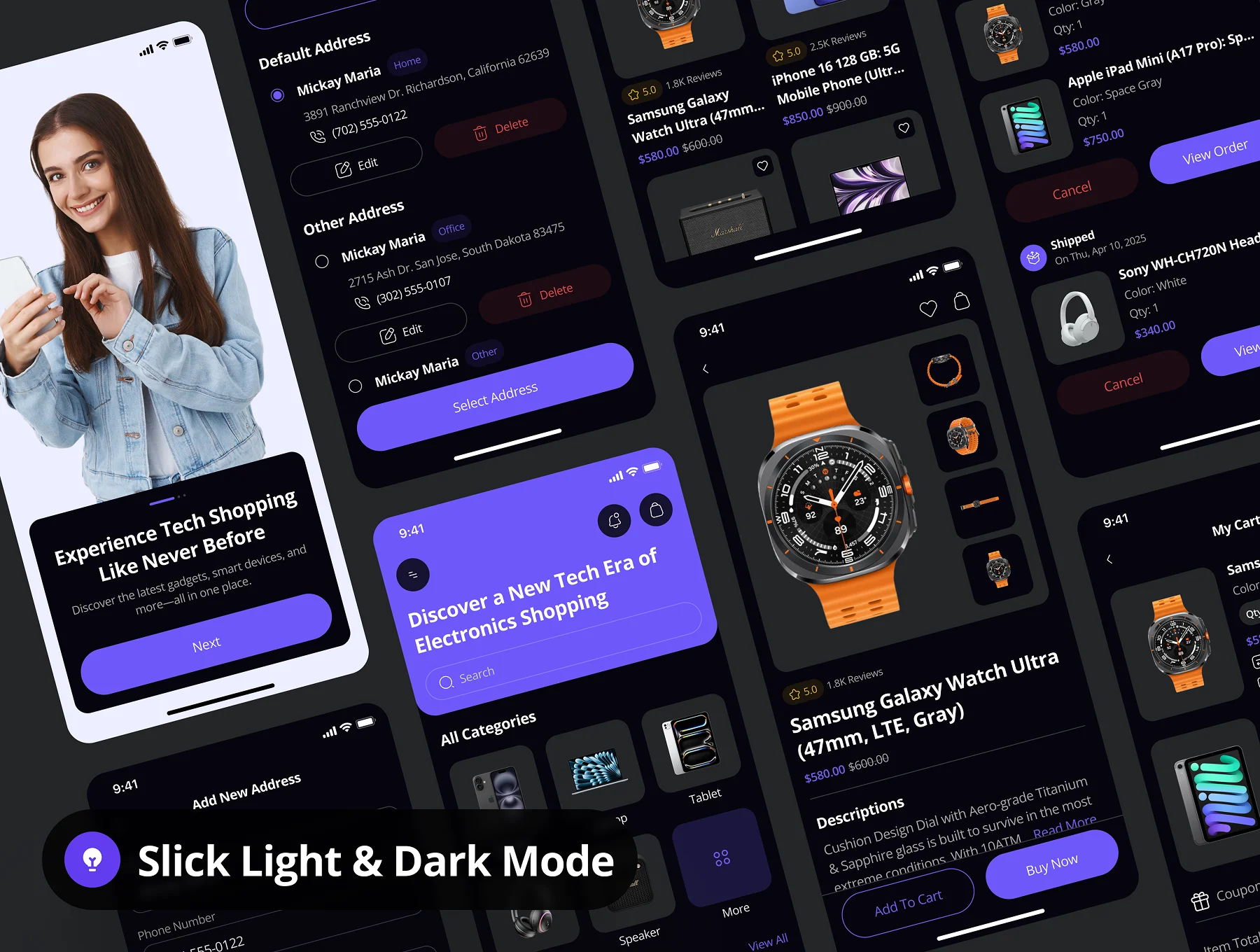 Gadget - Electronic Ecommerce App UI Kit 4
