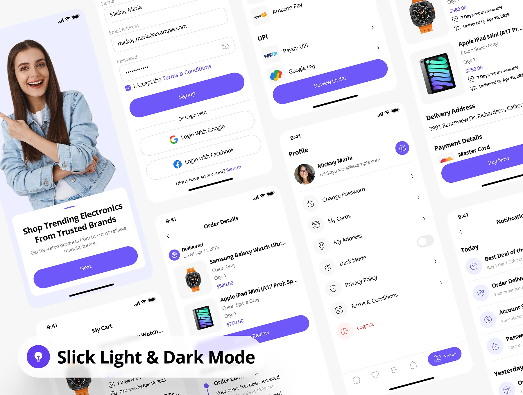 Gadget - Electronic Ecommerce App UI Kit 5