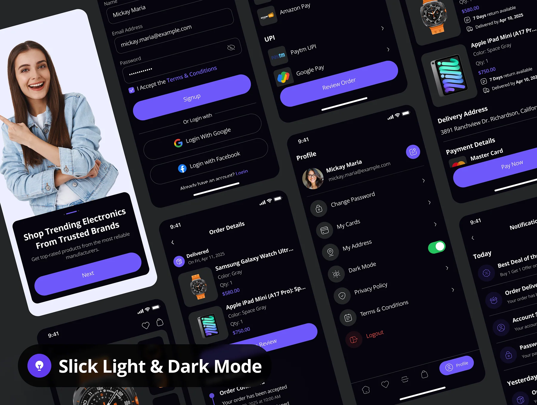 Gadget - Electronic Ecommerce App UI Kit 6
