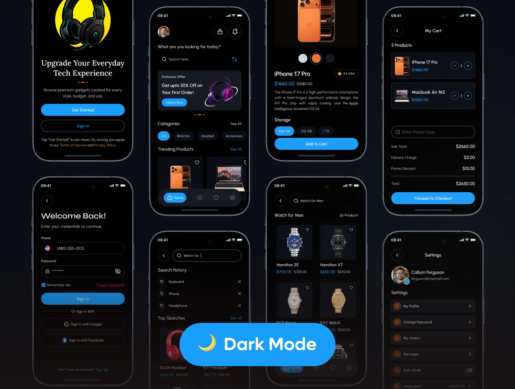 GadgetMart - Gadget Store Mobile App UI Kit 2