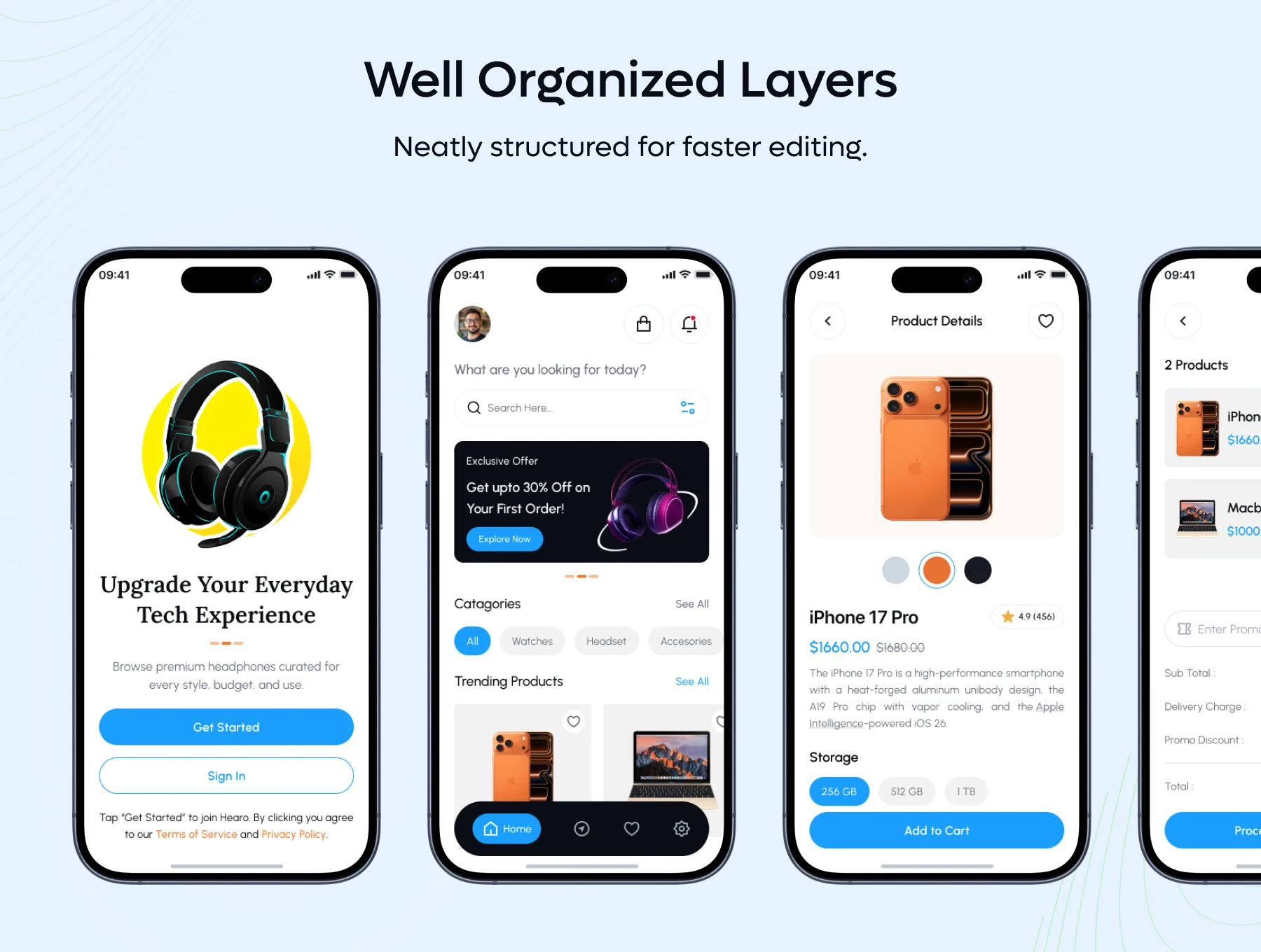 GadgetMart - Gadget Store Mobile App UI Kit 3