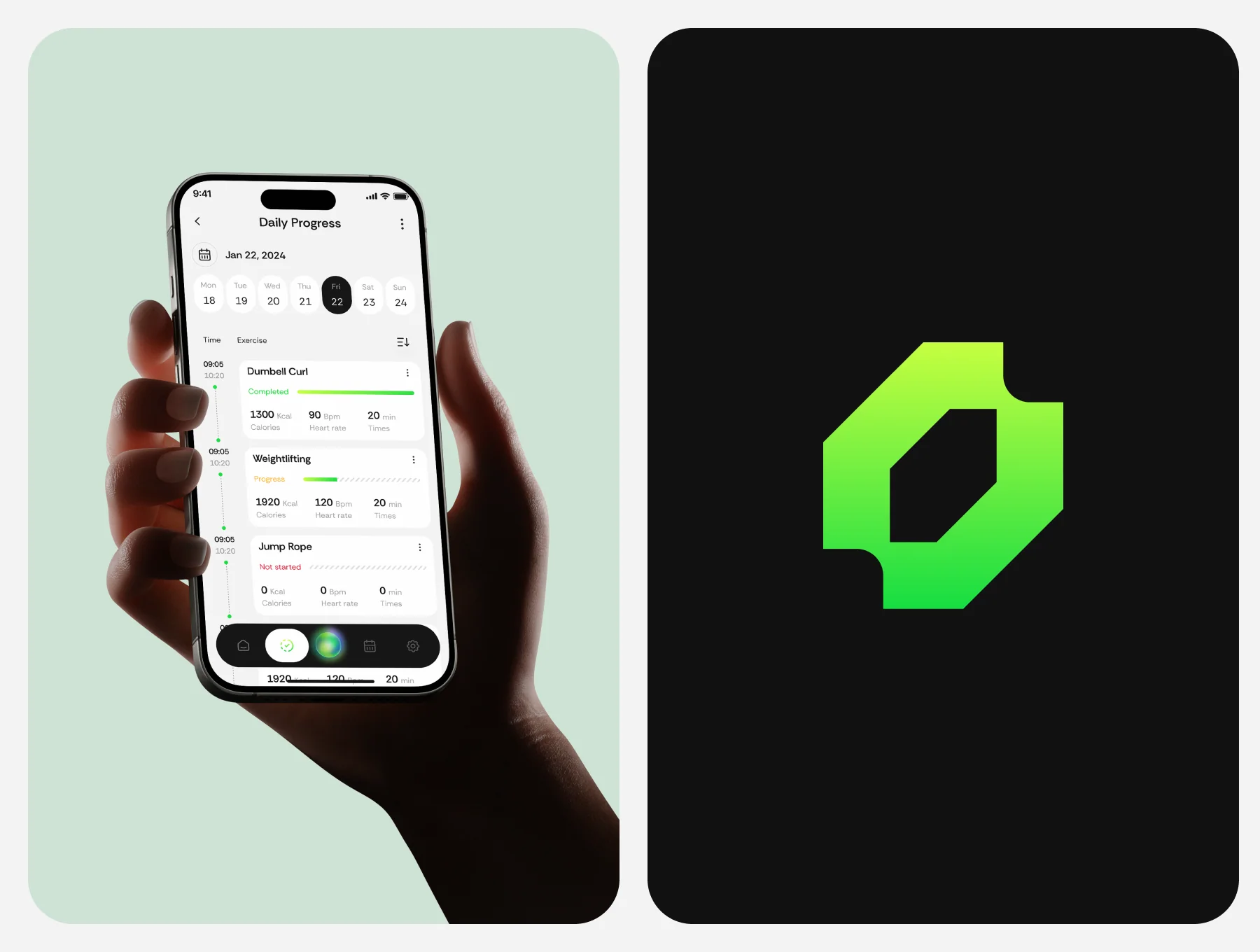 Gainly – Workout Mobile App UI Kit 7