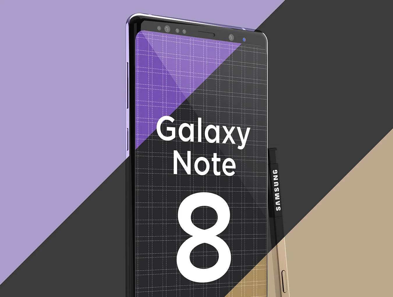 Galaxy Note 8 Design Mockup