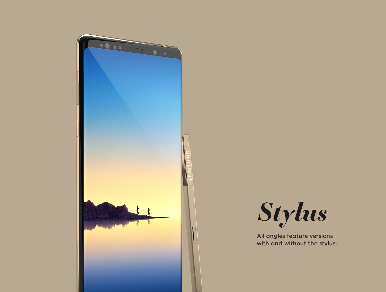 Galaxy Note 8 Design Mockup 4