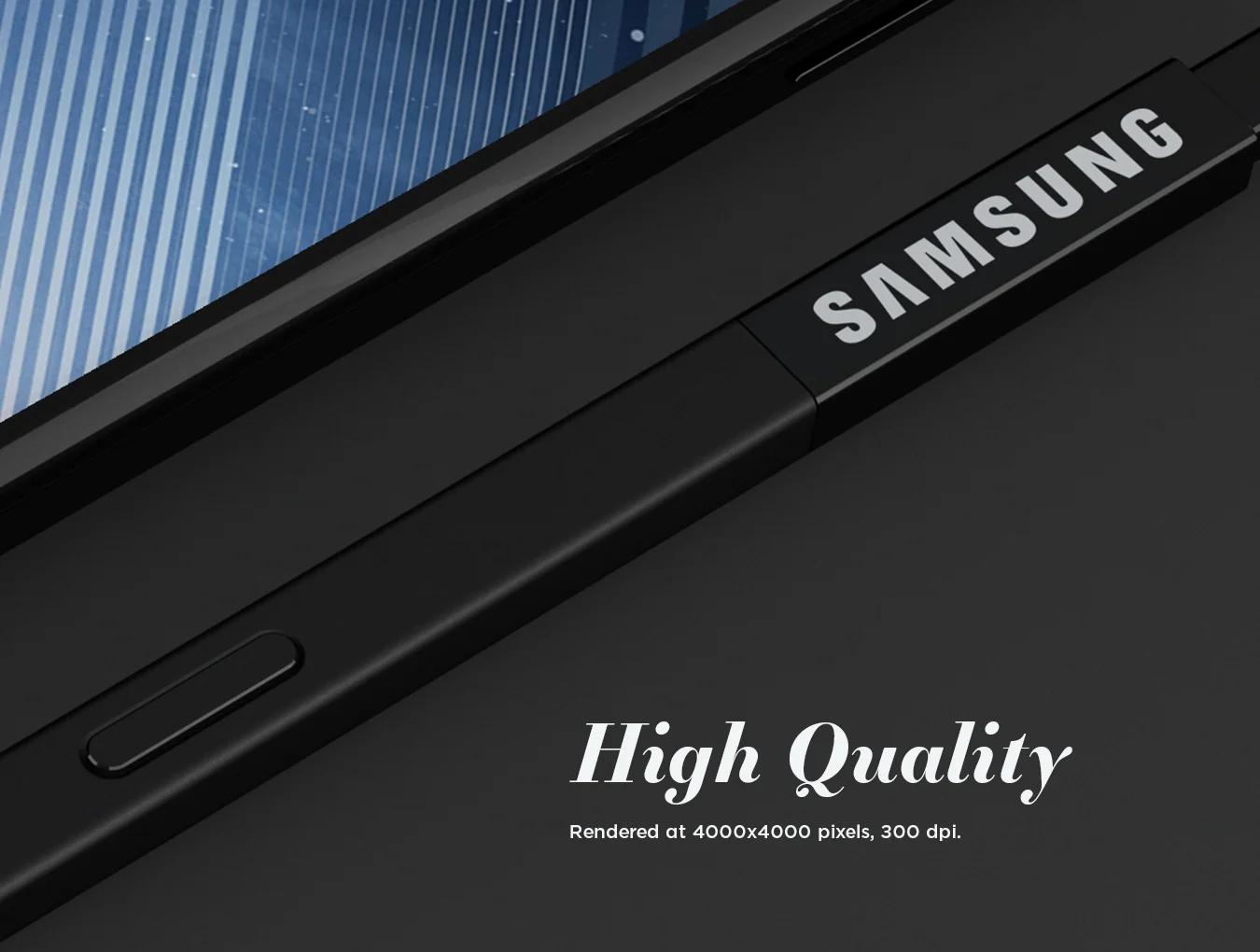 Galaxy Note 8 Design Mockup 5