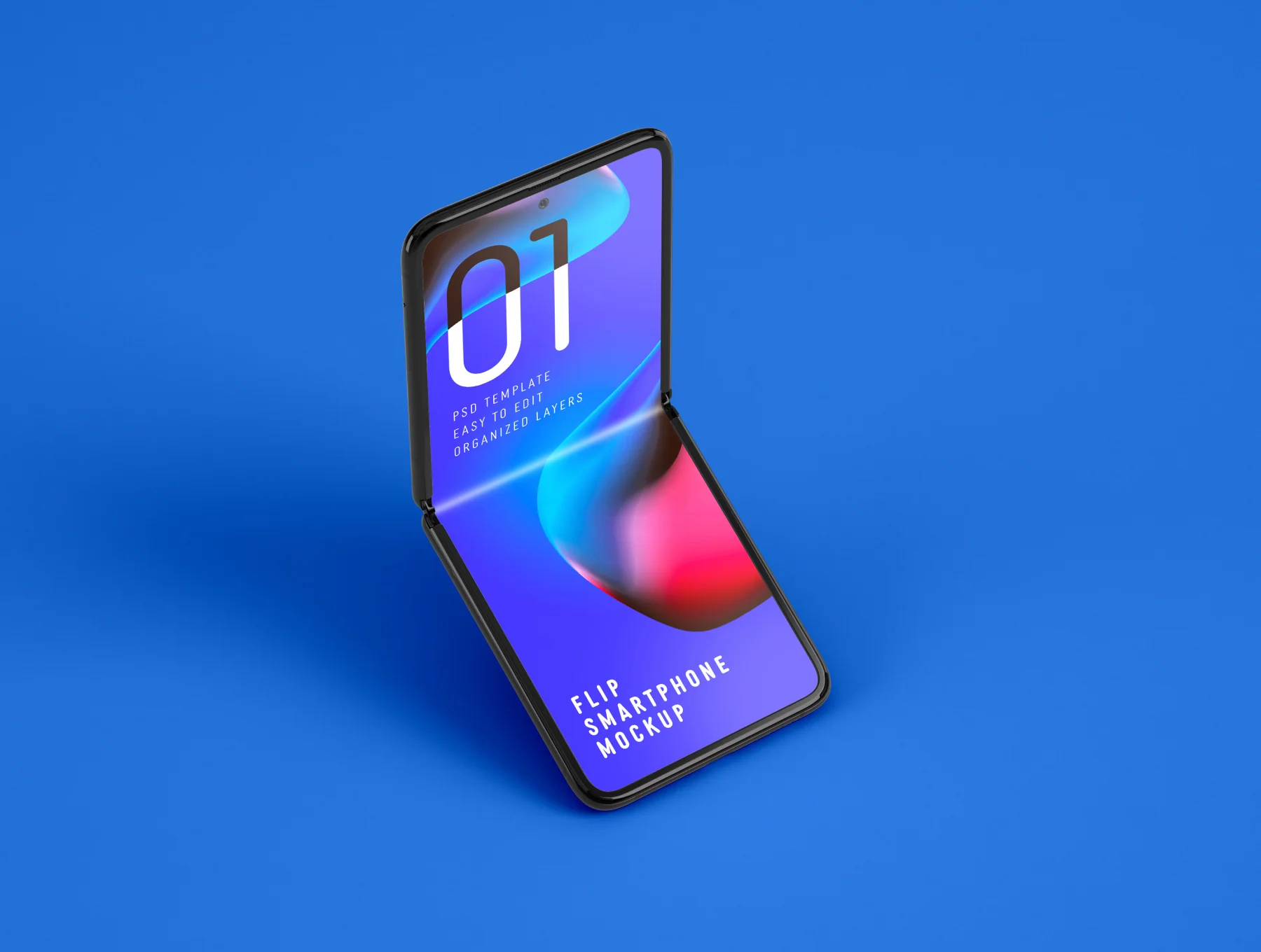 Galaxy Z Flip Mockup | Folding Phone 2