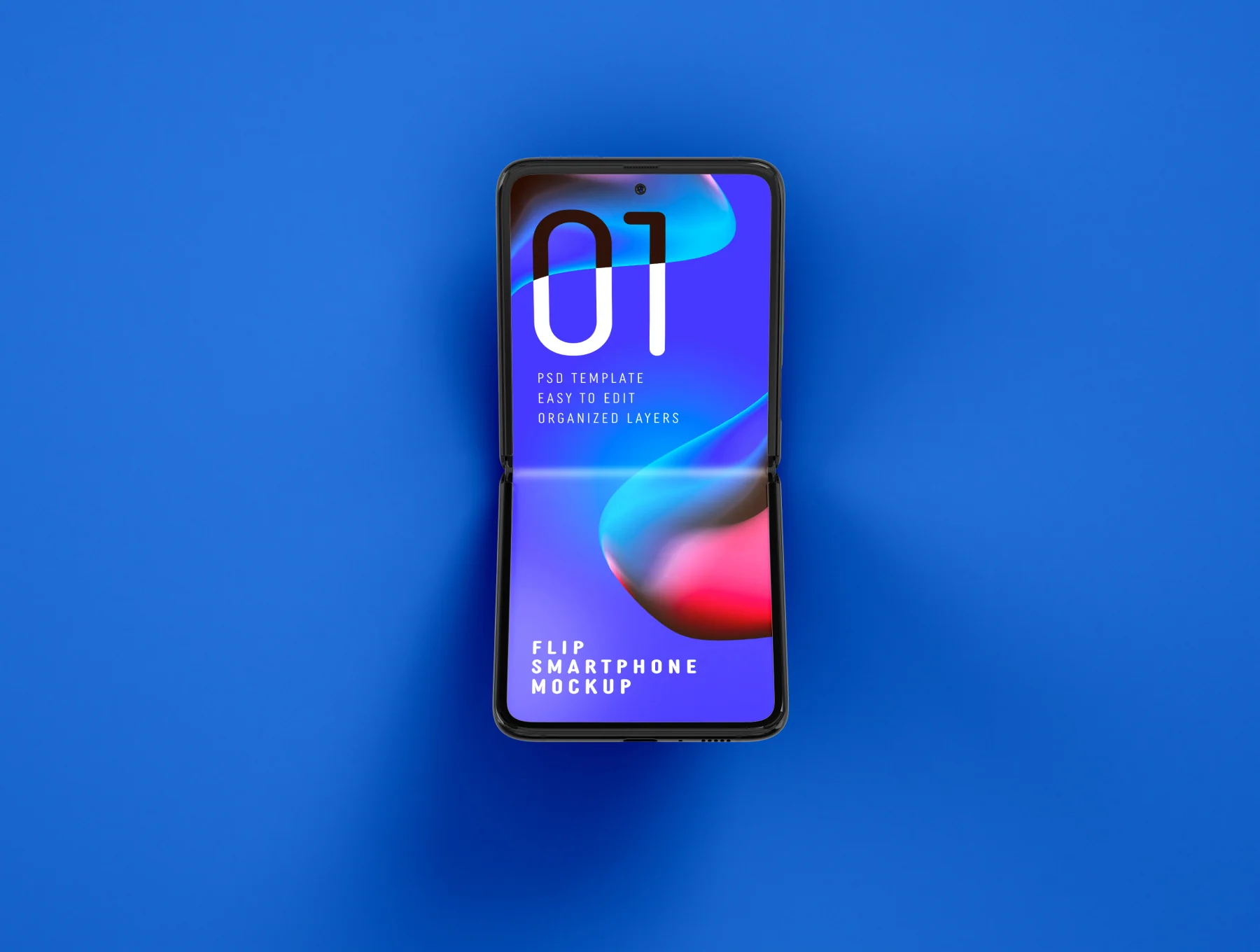 Galaxy Z Flip Mockup | Folding Phone 4