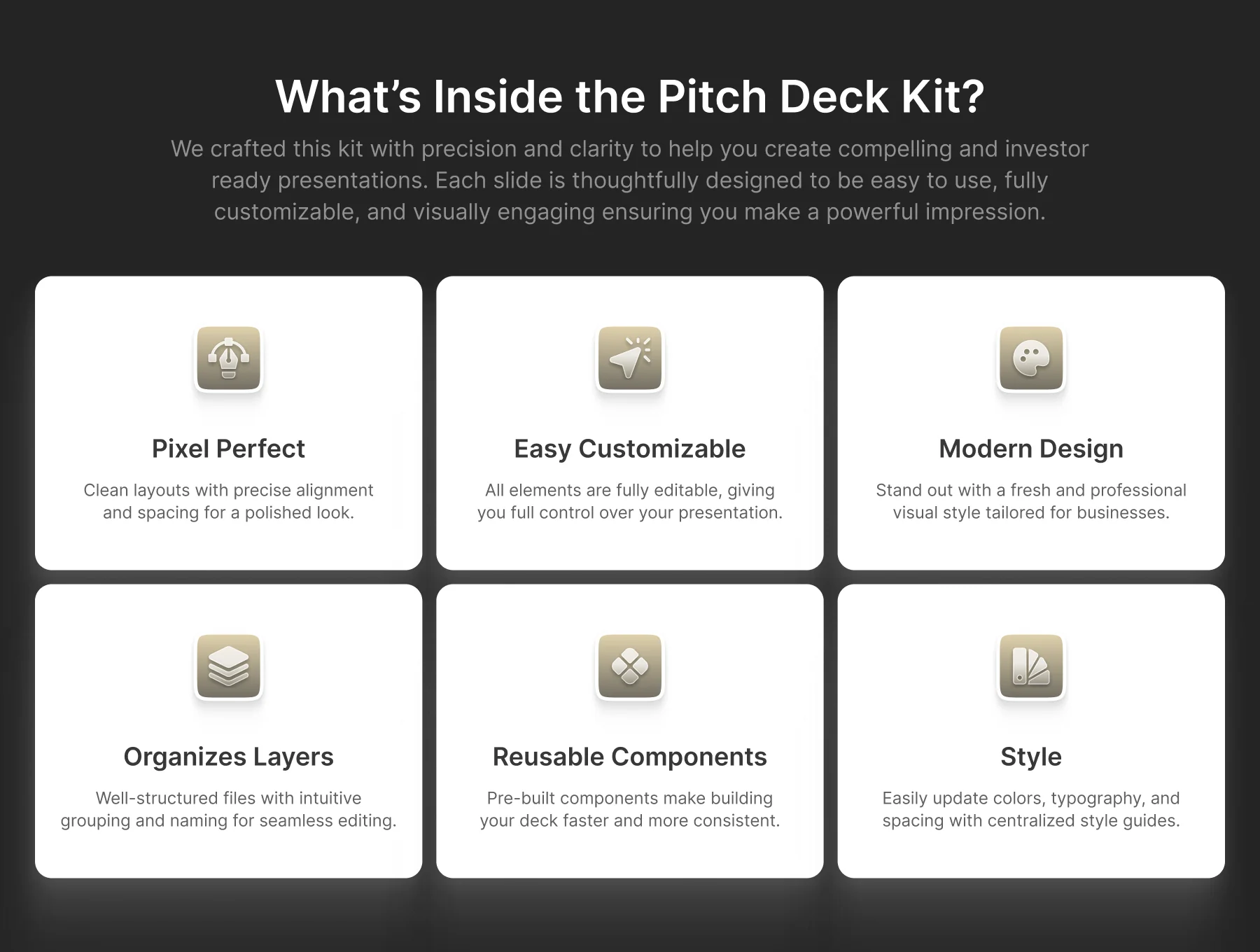 Galeria Pitch Deck Kit 6