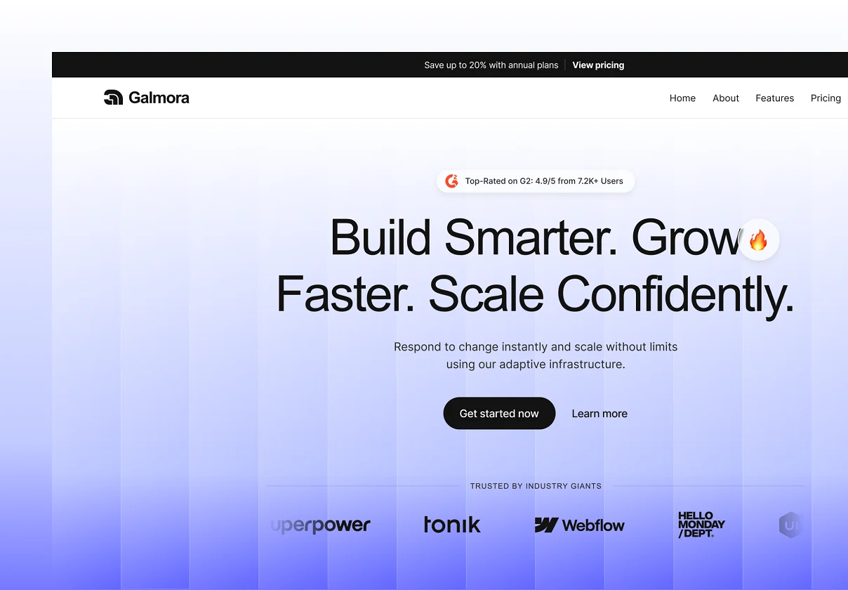 Galmora - SaaS Businesses UI Kit