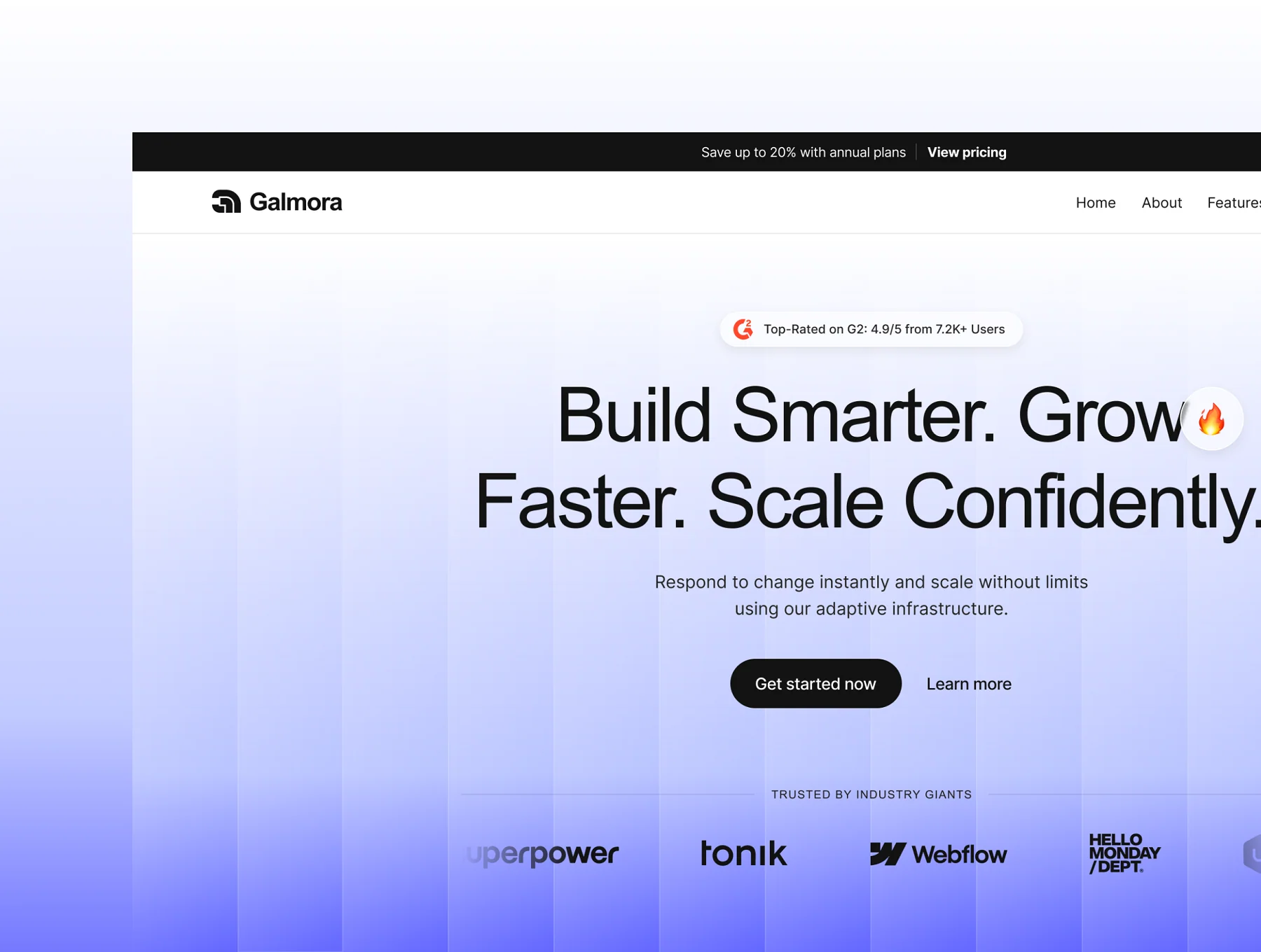 Galmora - SaaS Businesses UI Kit