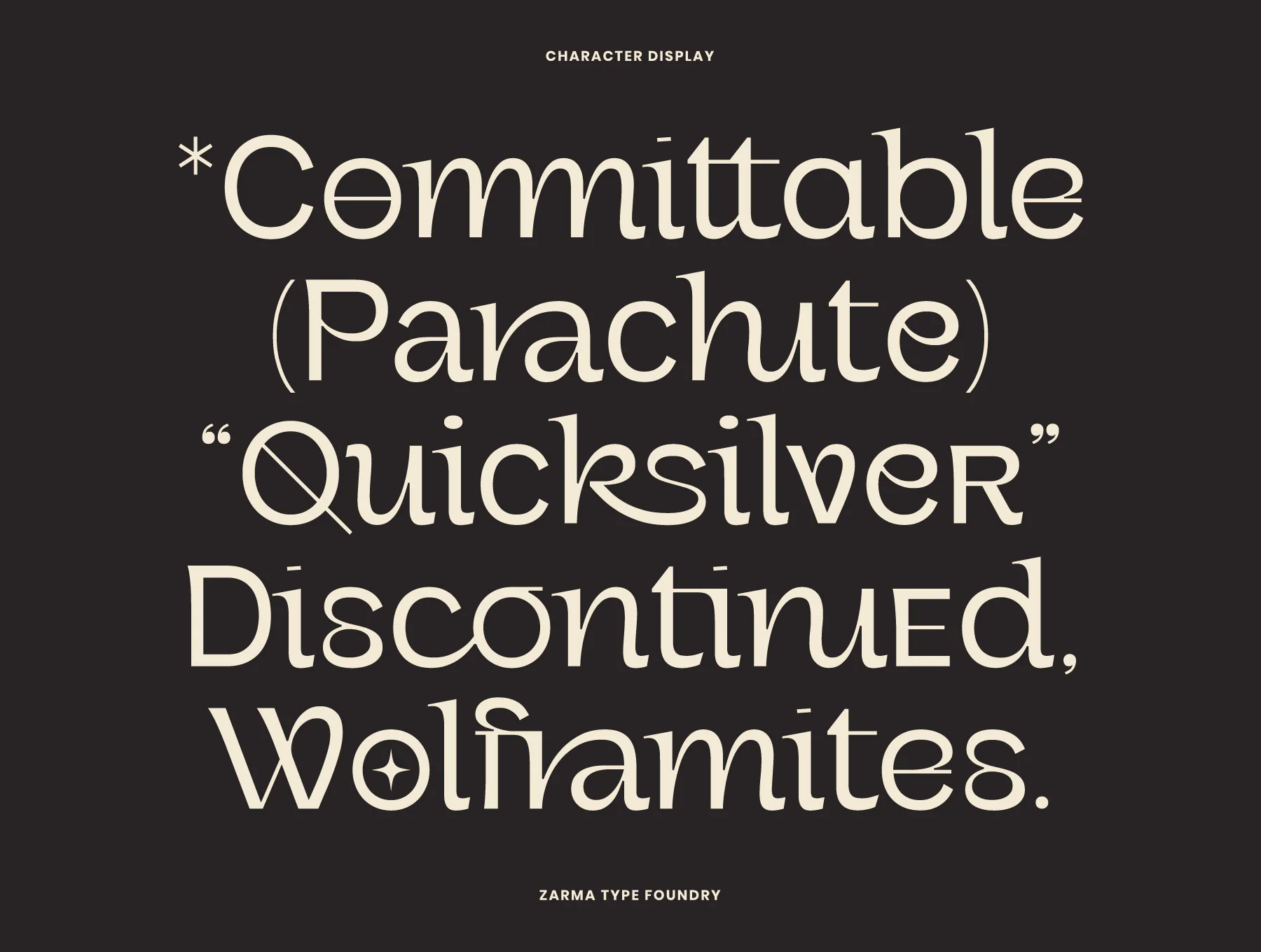 Galvitra - Display Font Family 4