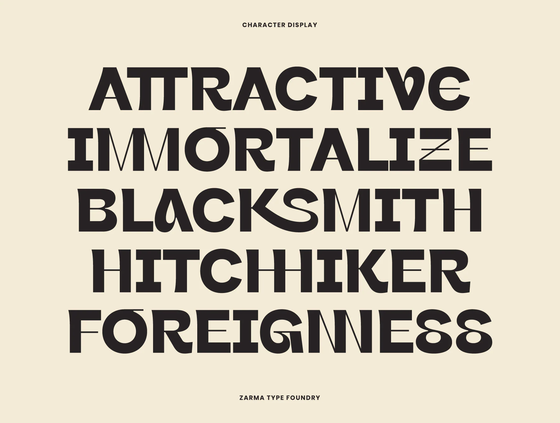 Galvitra - Display Font Family 6