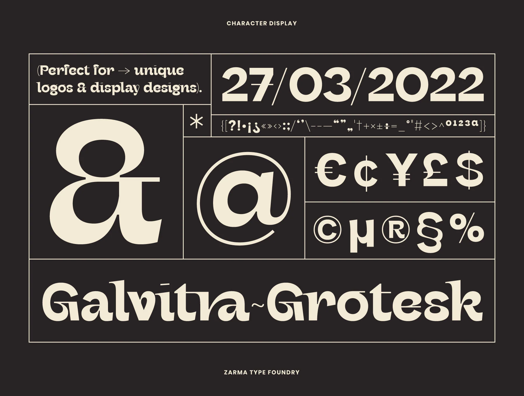 Galvitra - Display Font Family 8
