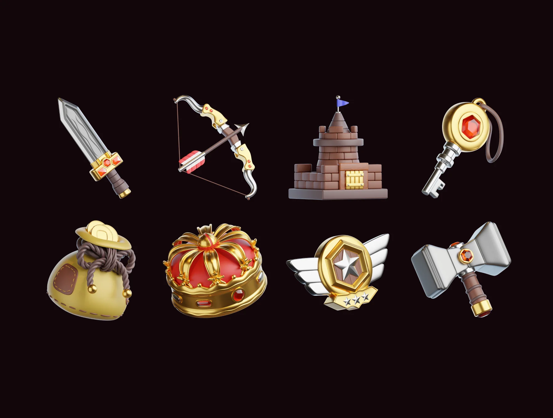 Game Asset 3D Icon 5