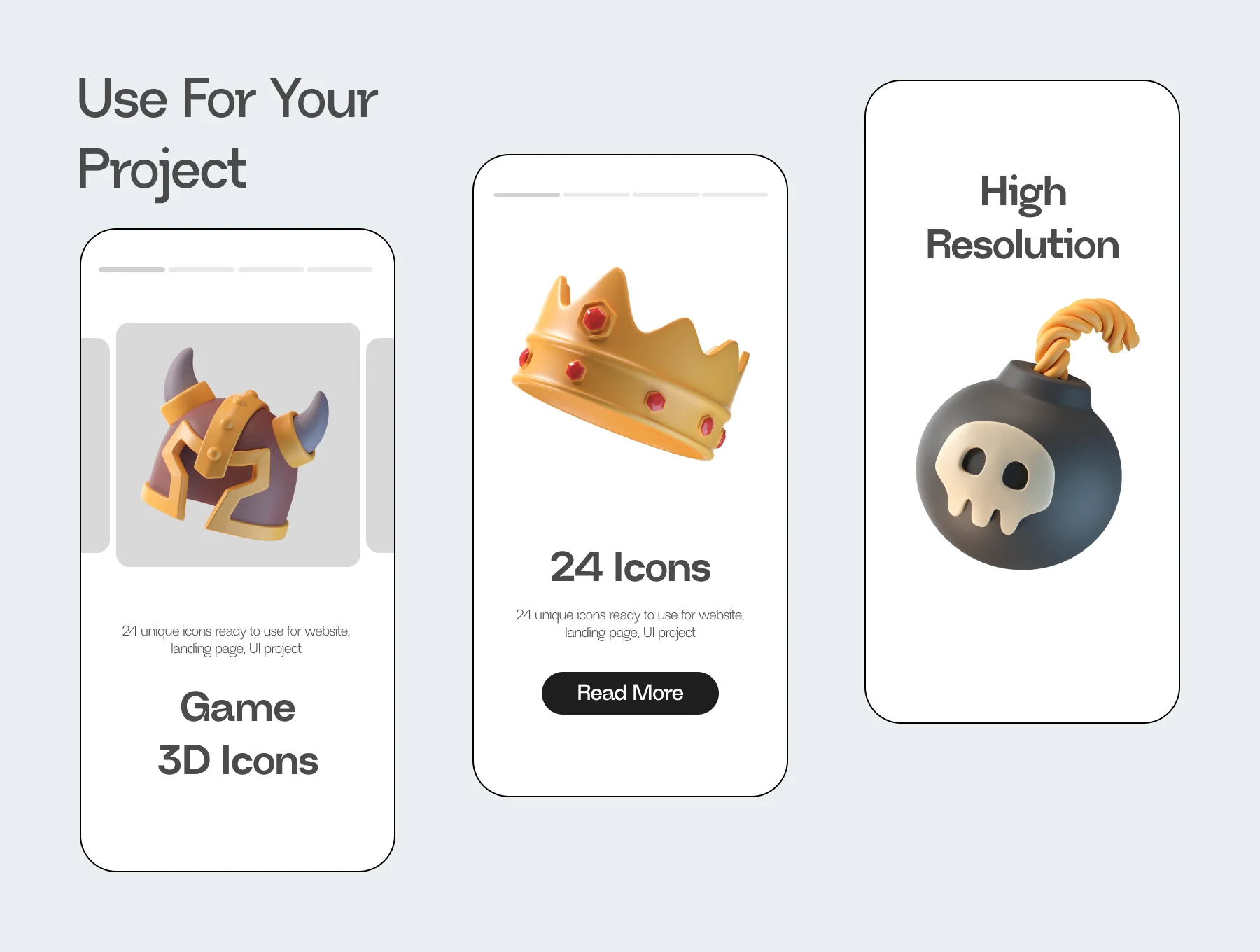 Game Asset 3D Icons 4