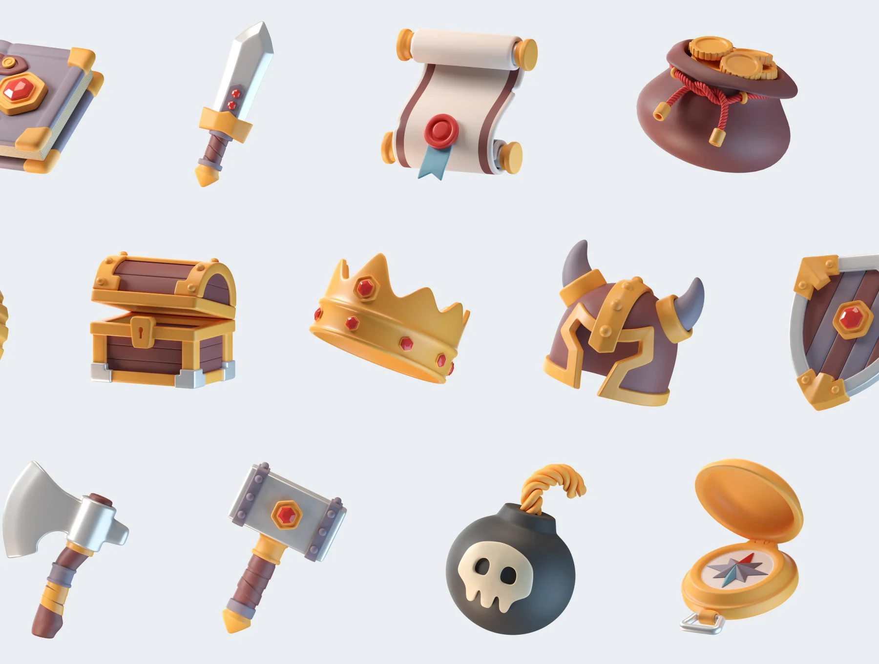 Game Asset 3D Icons 6