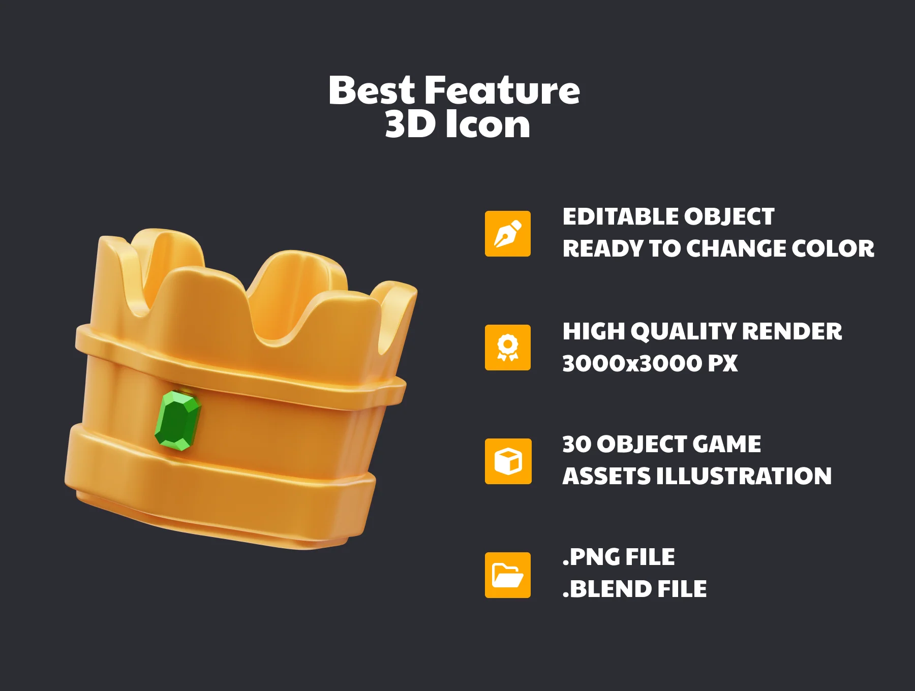 Game Assets 3D Illustration 3