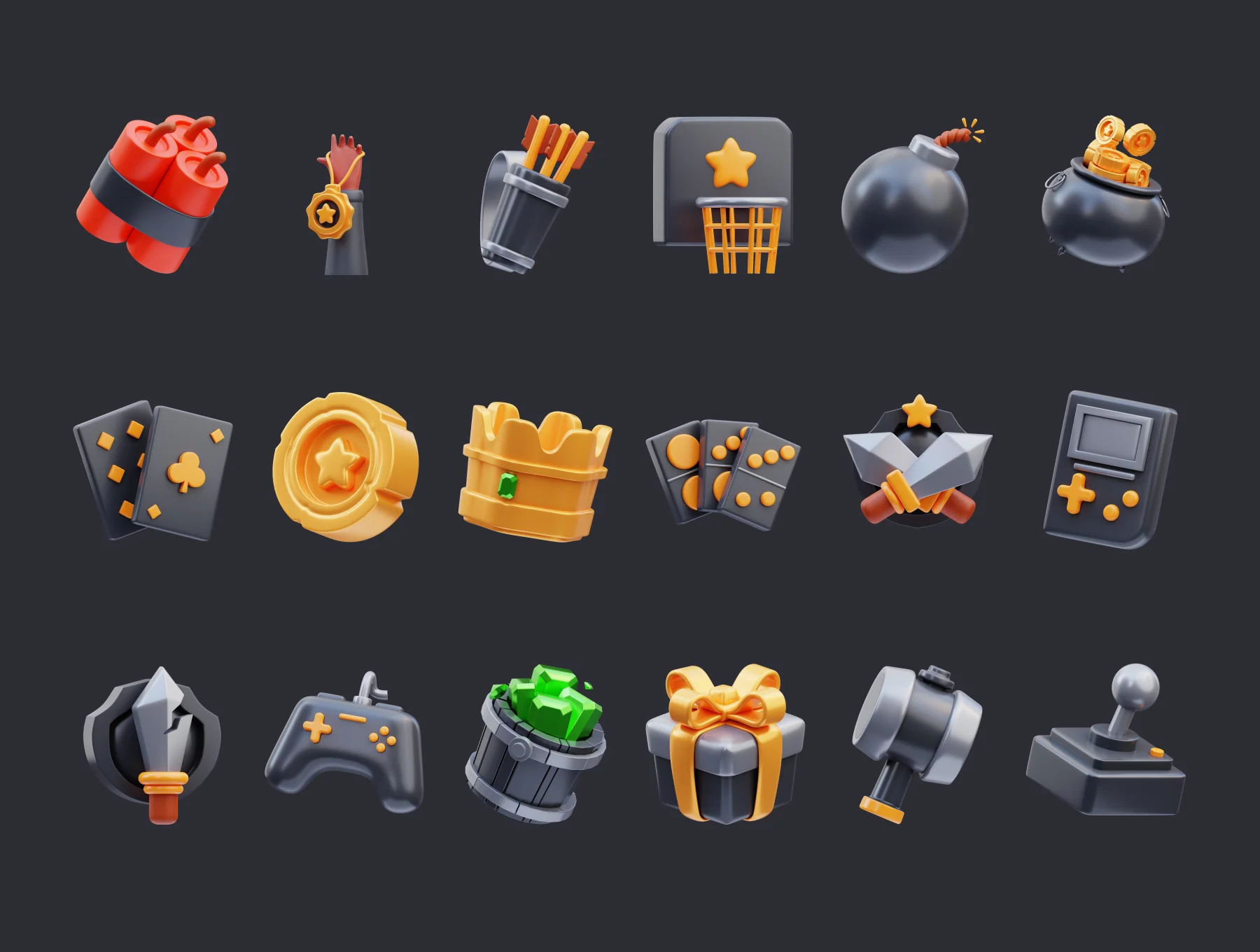 Game Assets 3D Illustration 5