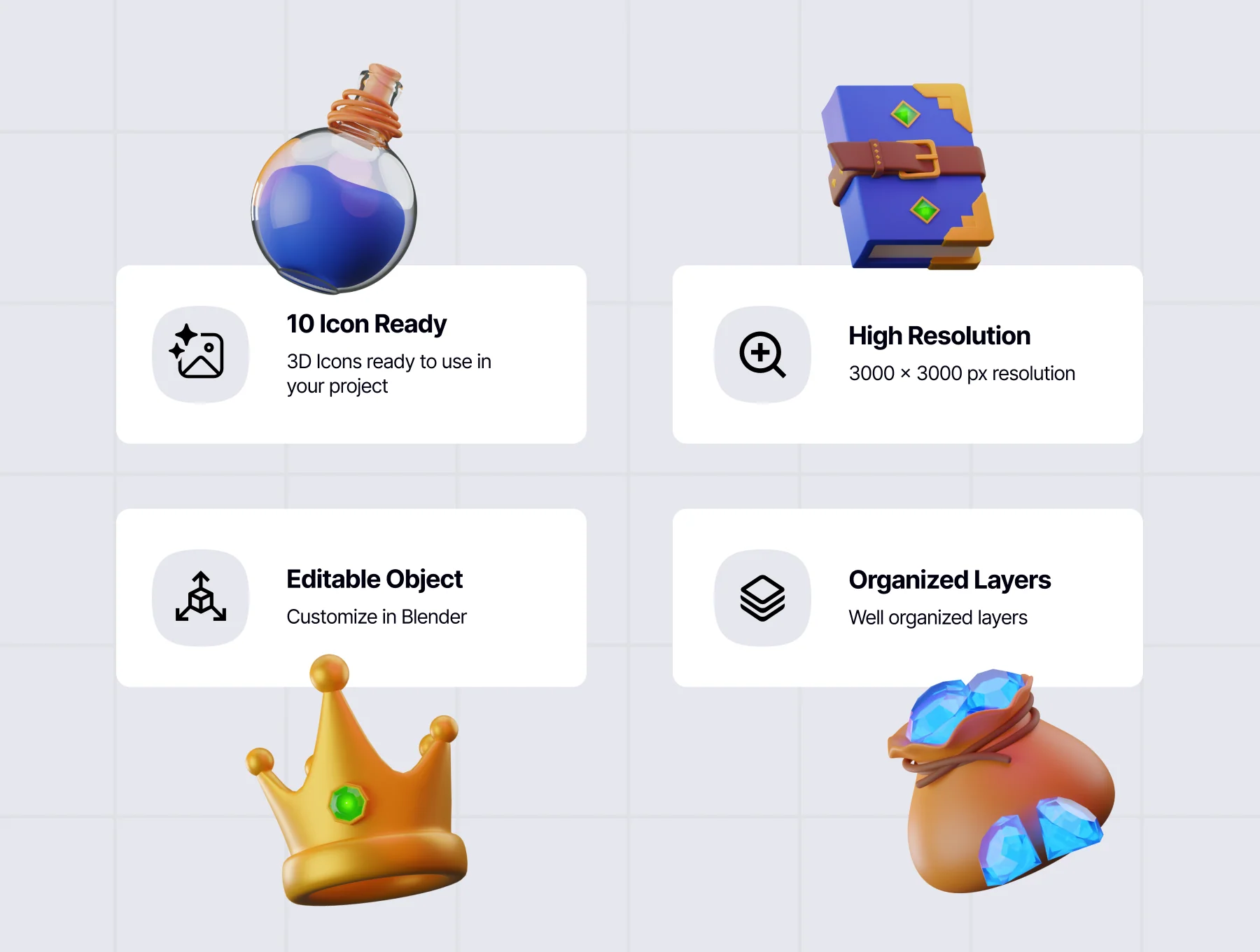 Game Item 3D Icon 2