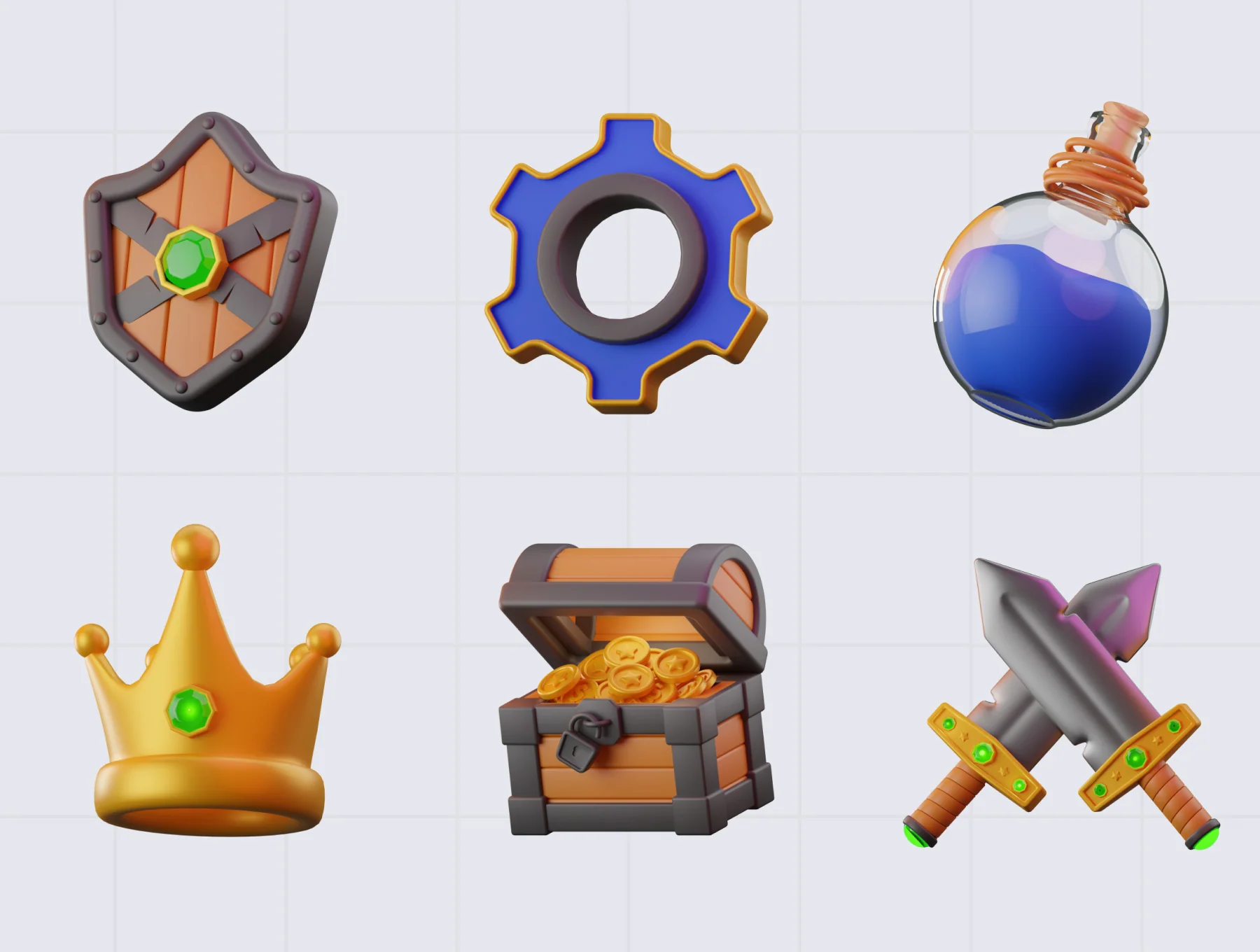Game Item 3D Icon 8