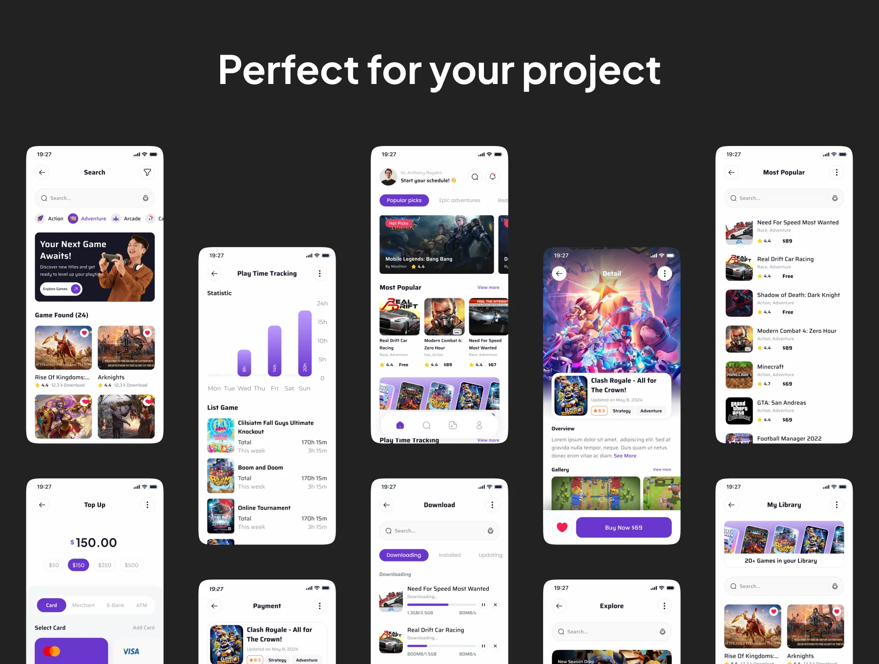 GameBox - Game Store App IOS UI Kits 5