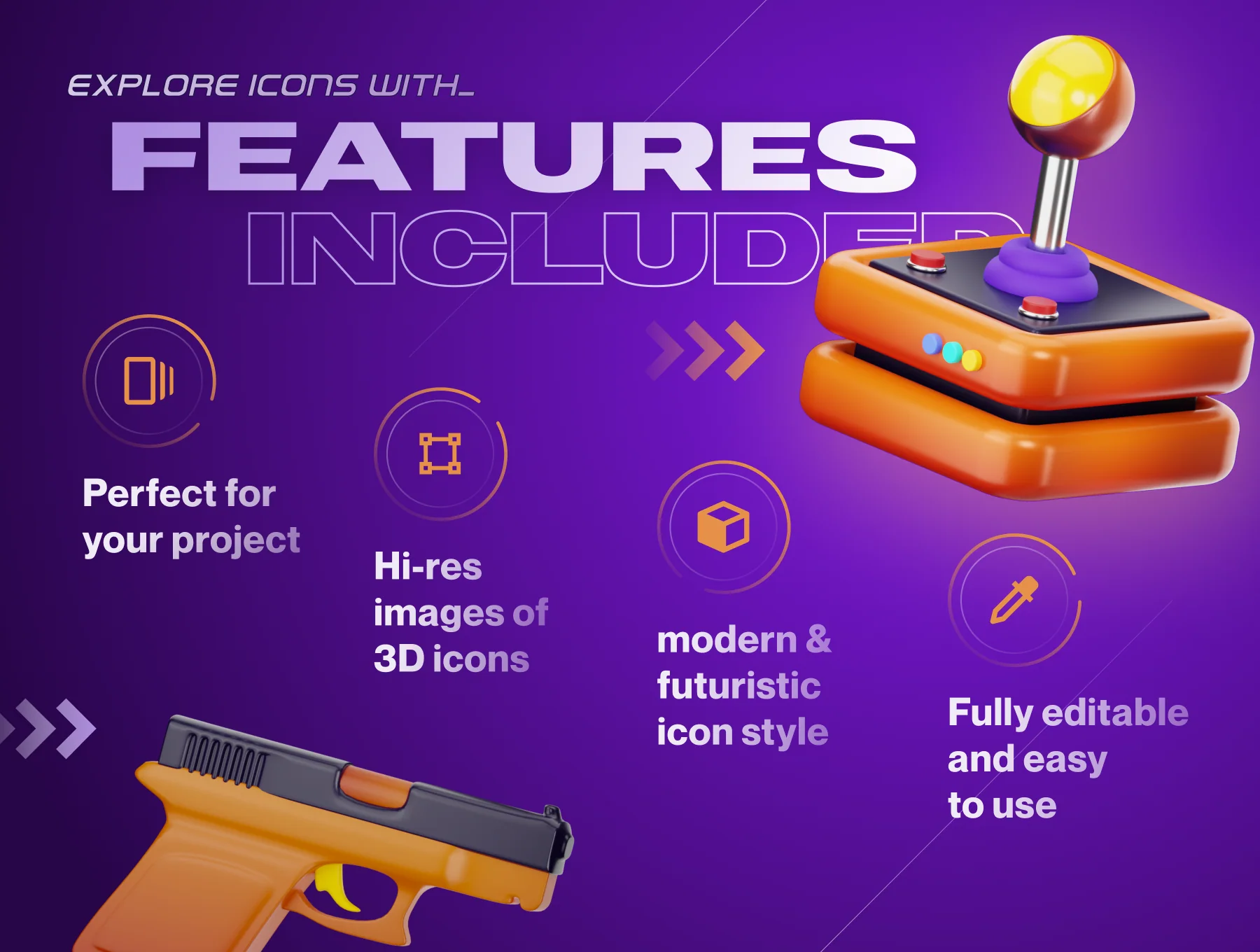 Gamely - Games & Esports 3D Icon Set 3