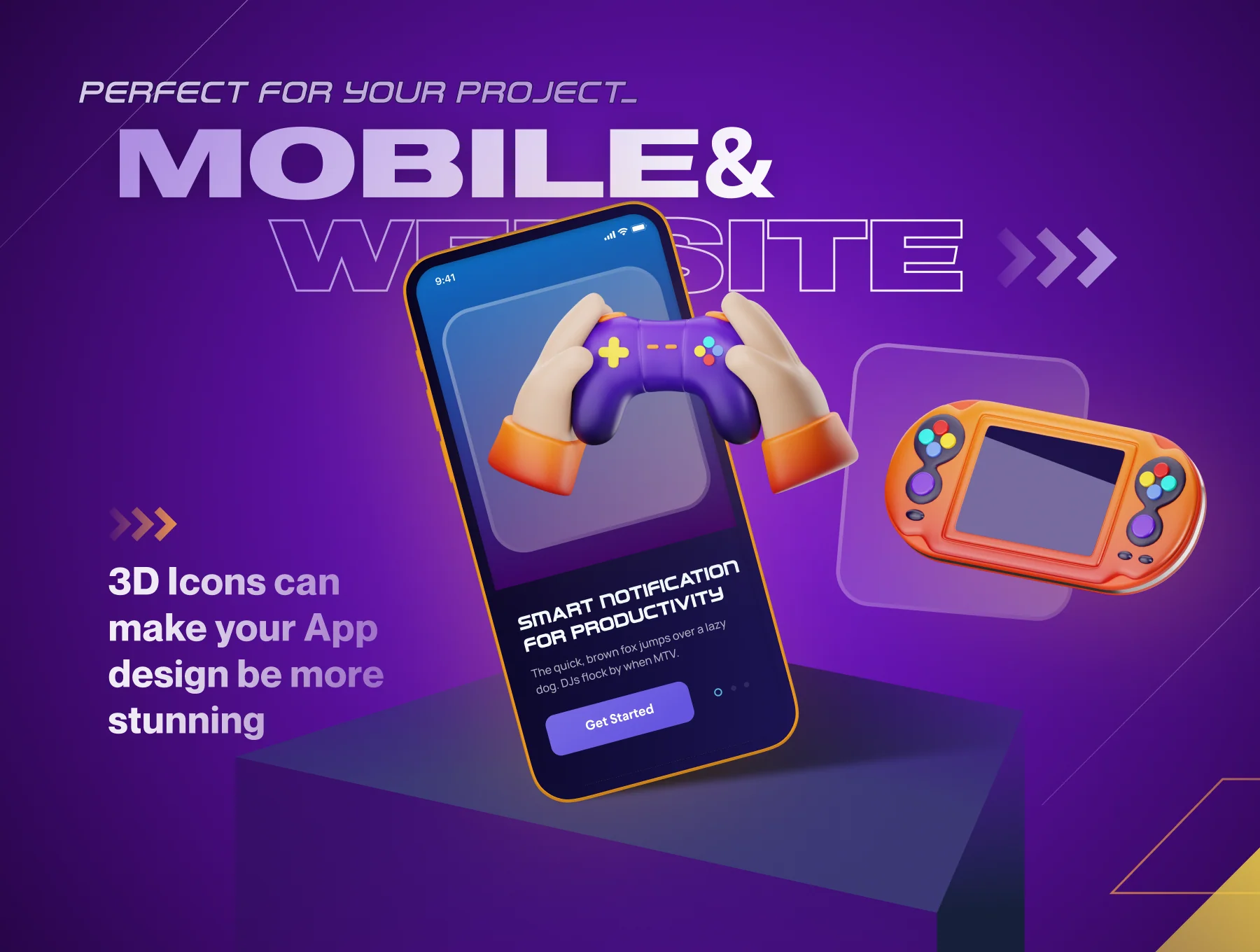 Gamely - Games & Esports 3D Icon Set 5