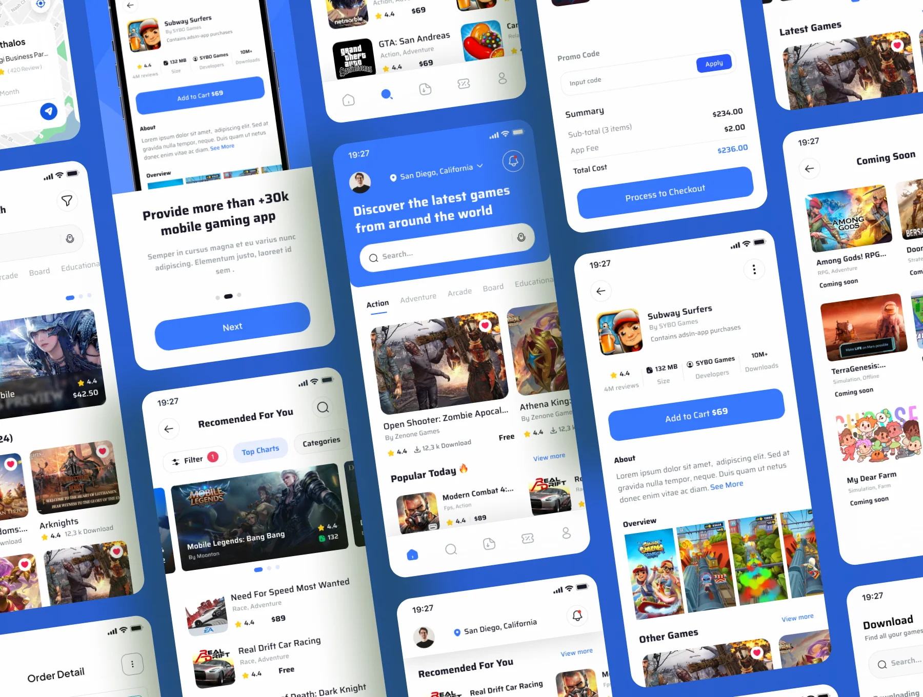 Gamezy - Game Store Mobile App UI Kits 5