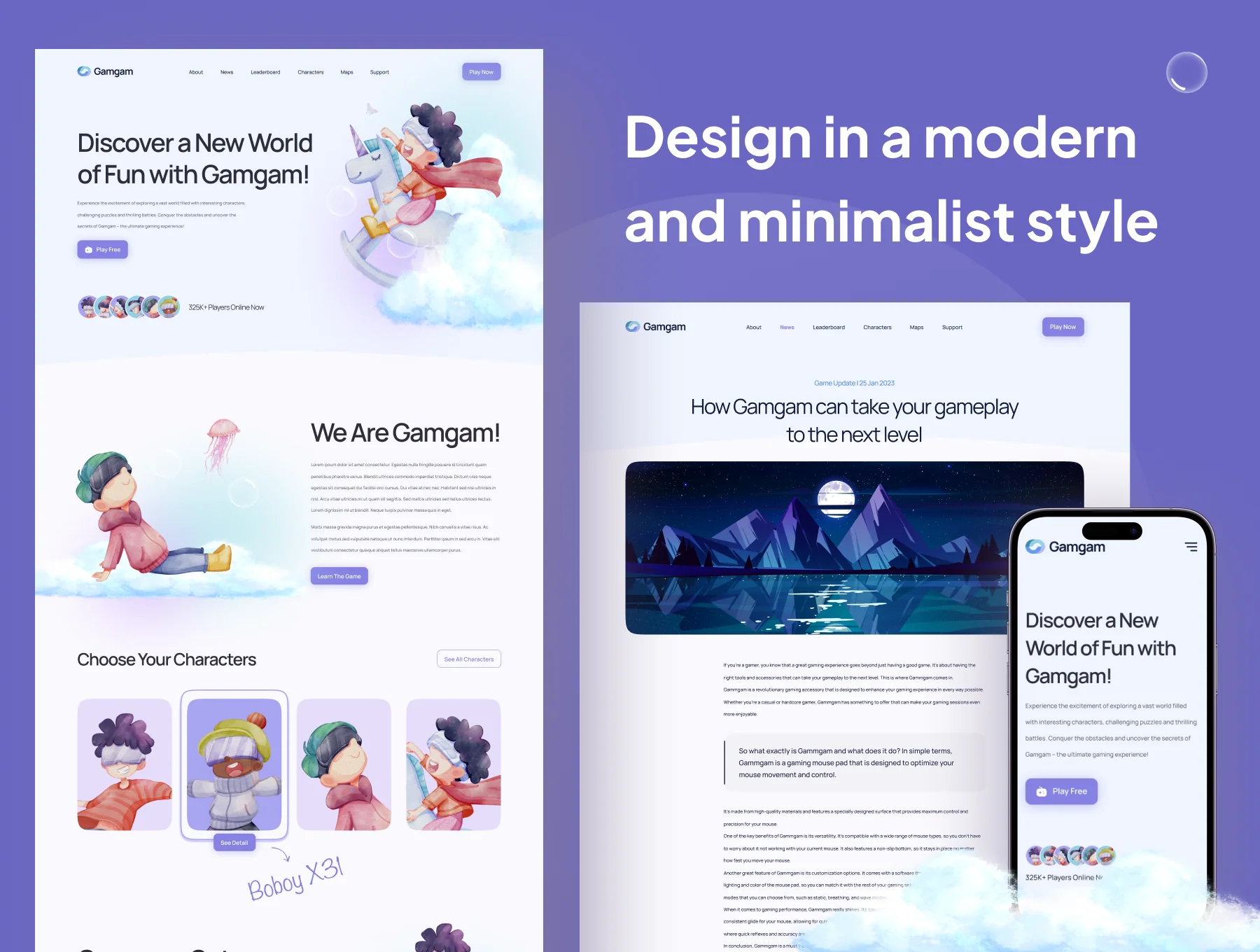 Gamgam - Game Web Templates 2