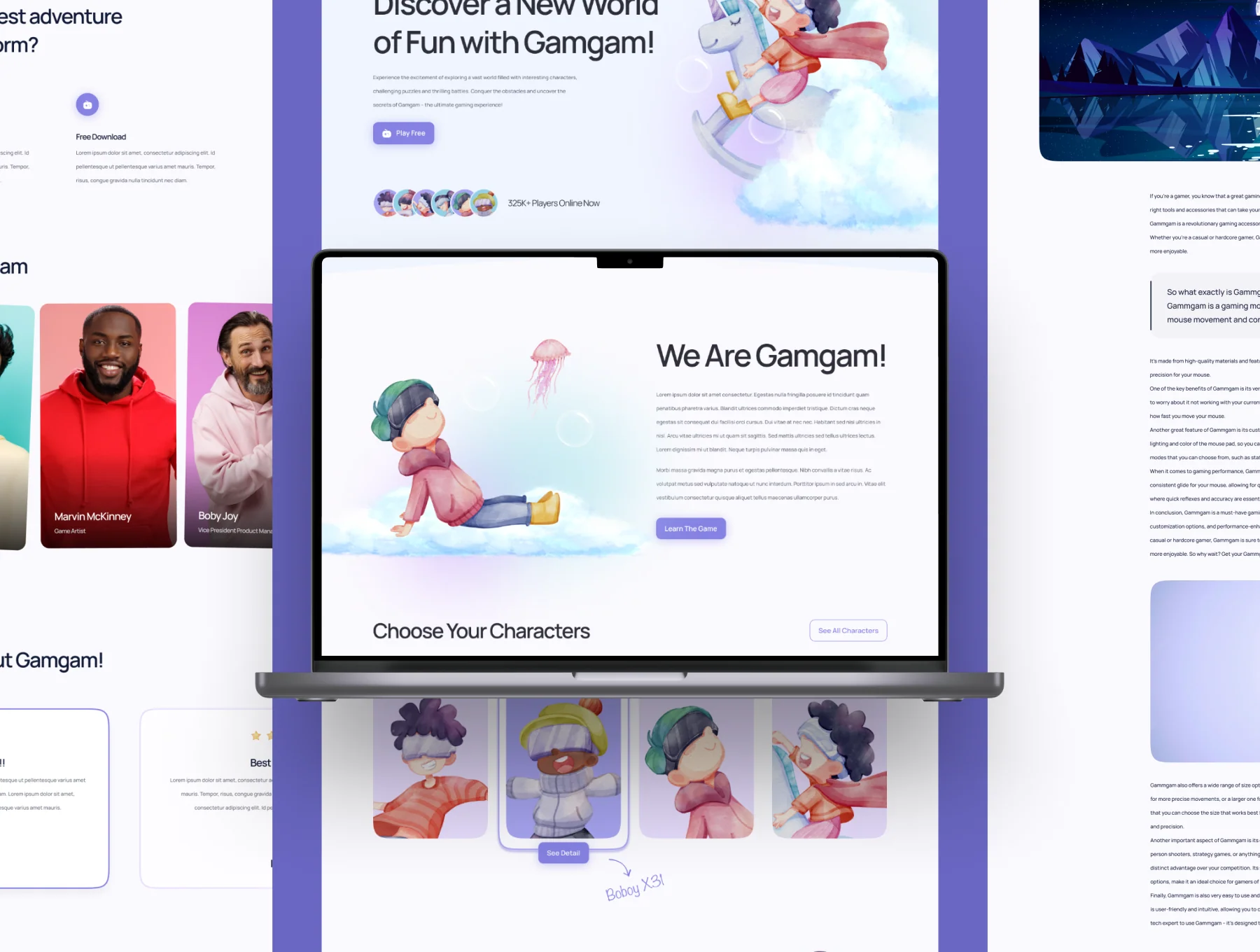 Gamgam - Game Web Templates 5