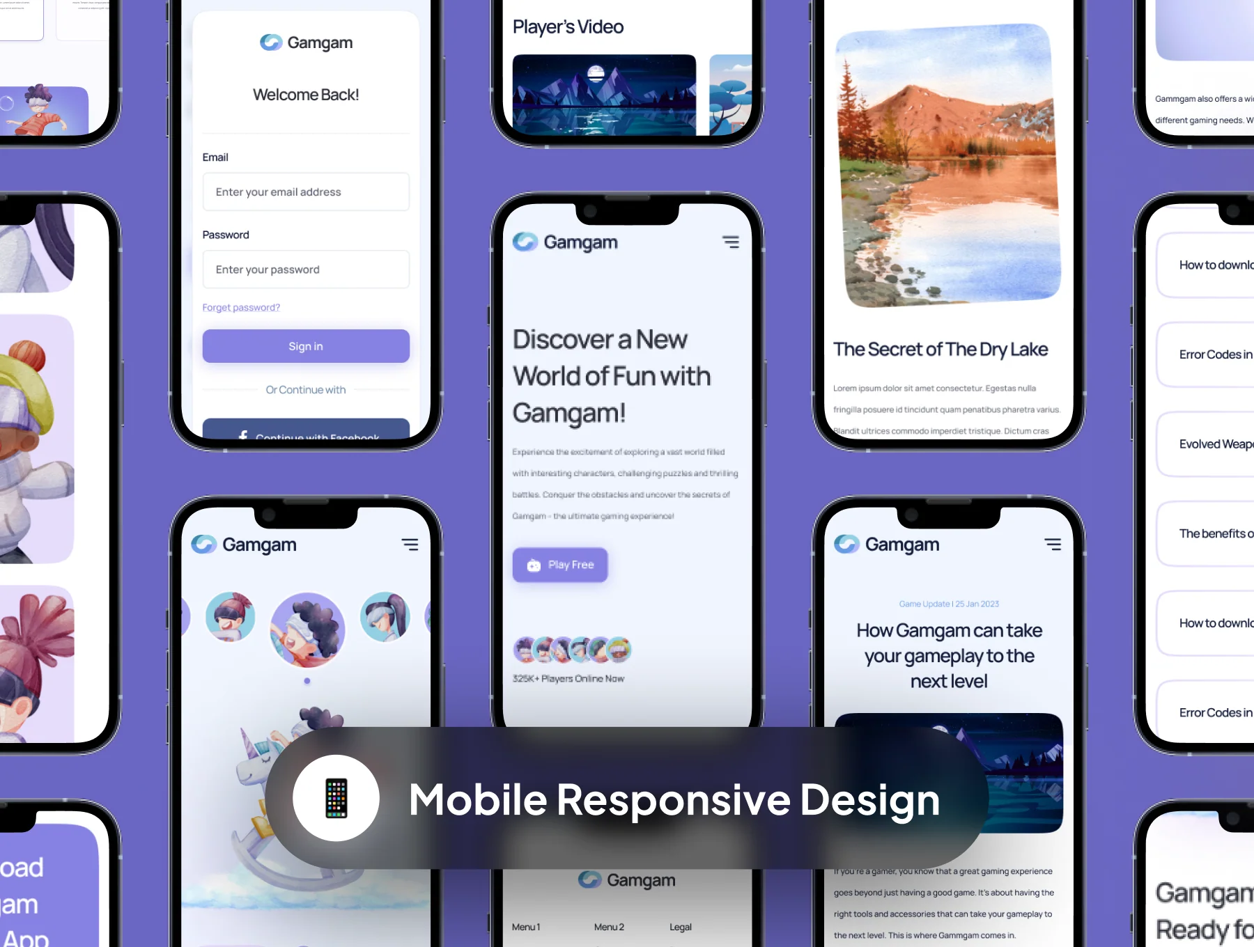 Gamgam - Game Web Templates 6