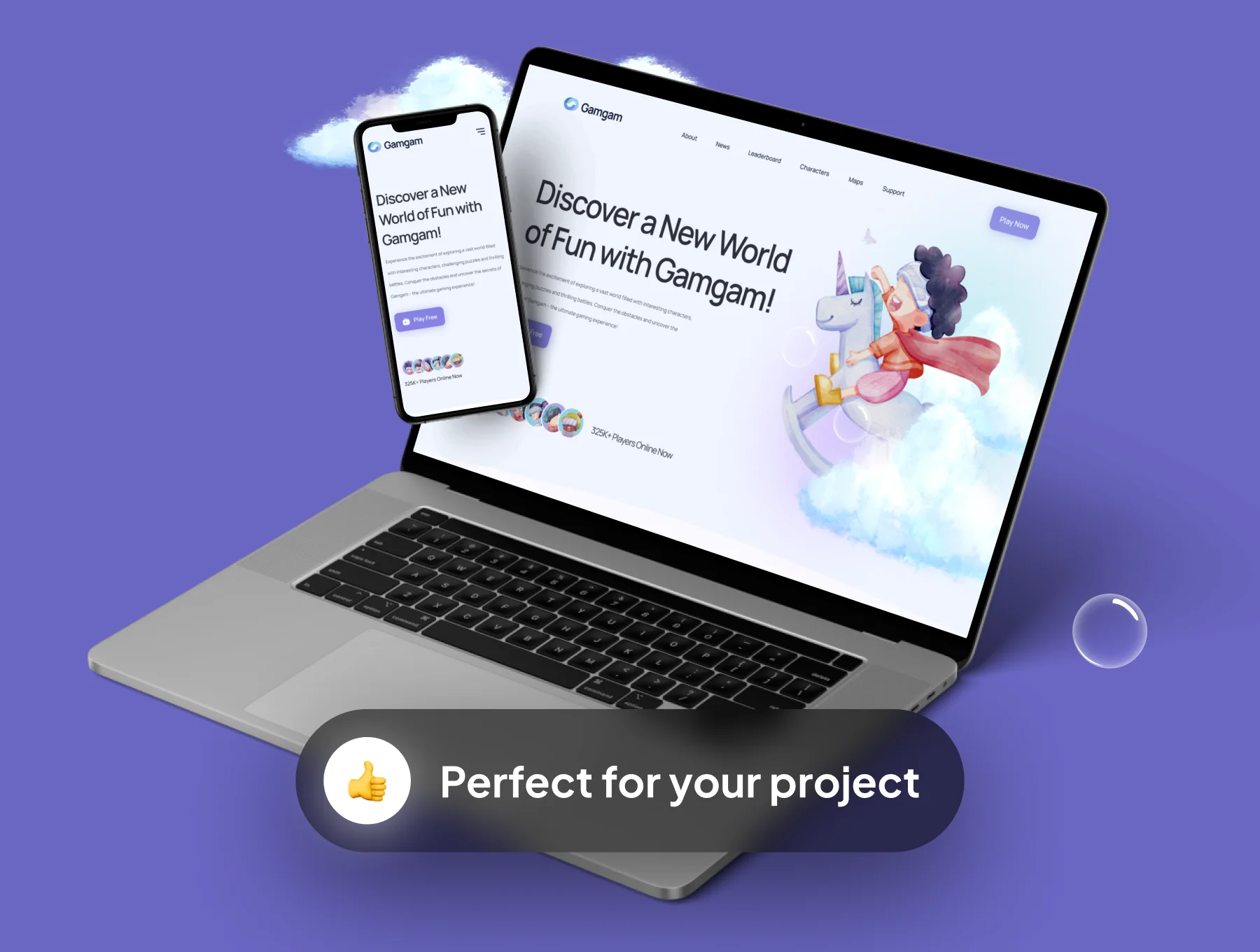 Gamgam - Game Web Templates 7