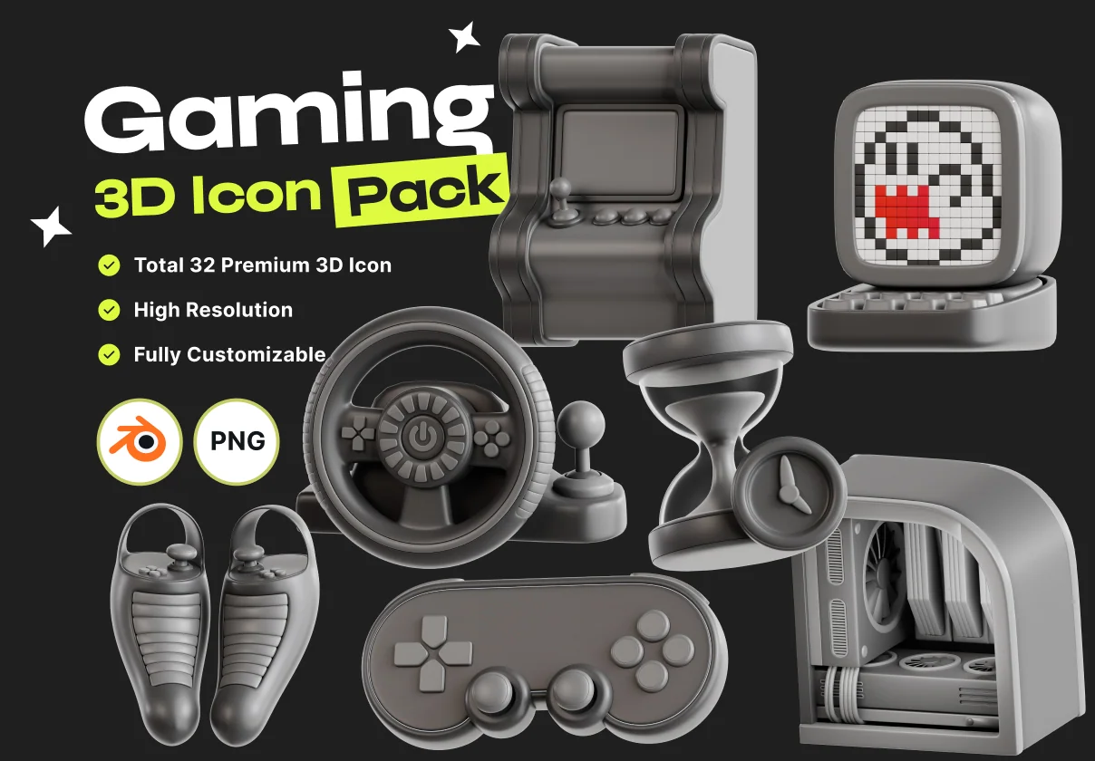 Gaming 3D Icon