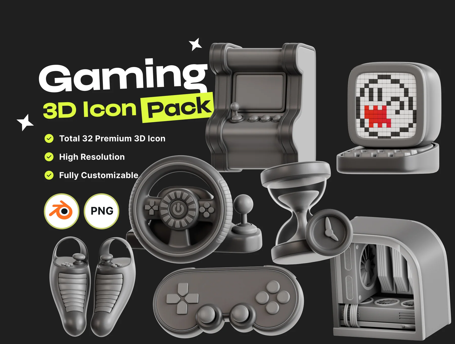 Gaming 3D Icon 6