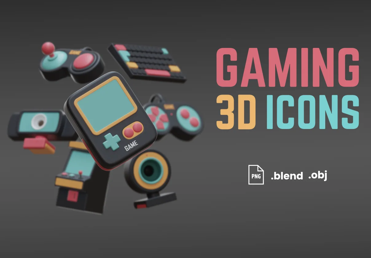Gaming 3D Icons